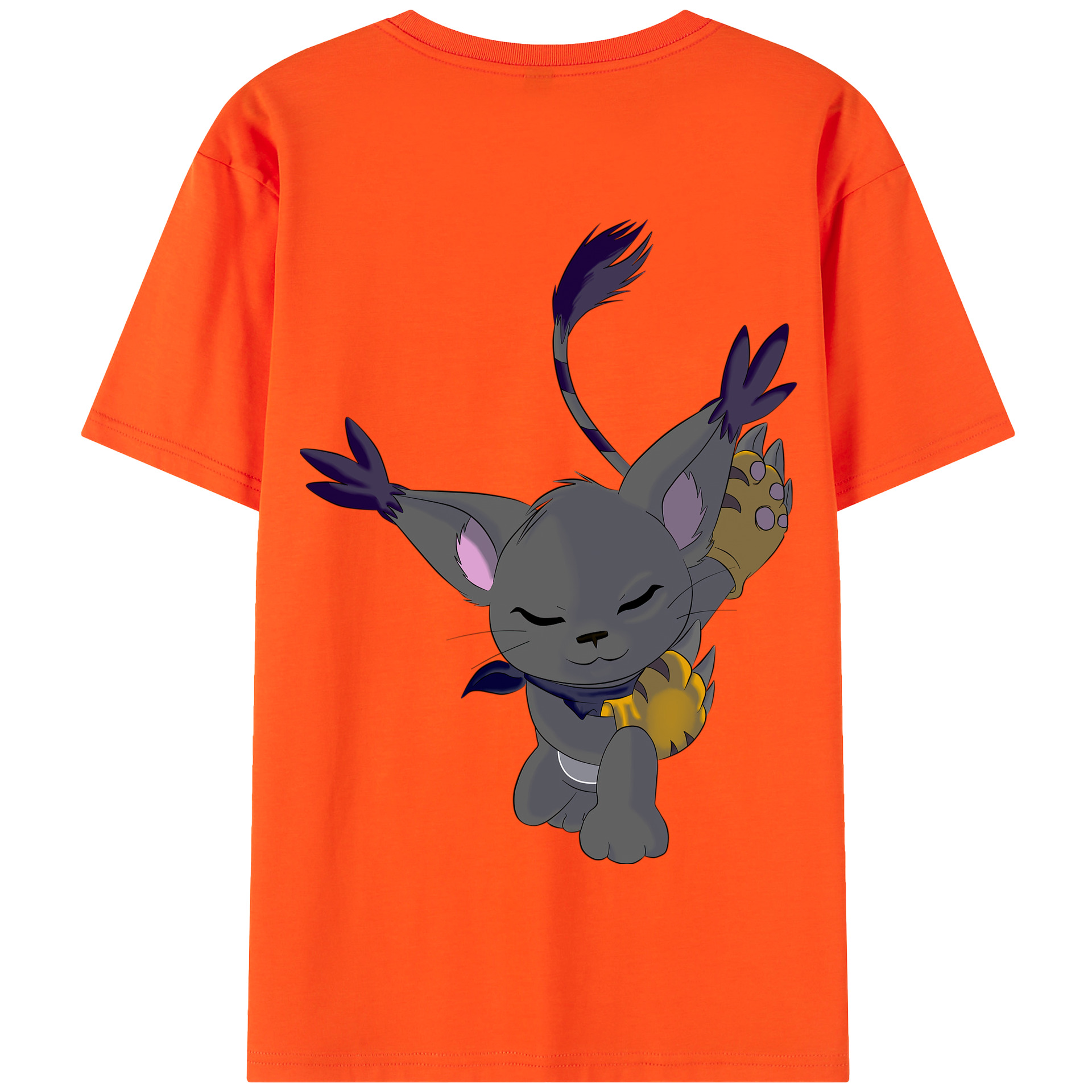 （画像用） Digimon デジタルモンスター/デジモン 綿100％半袖Tシャツ（背面プリント）