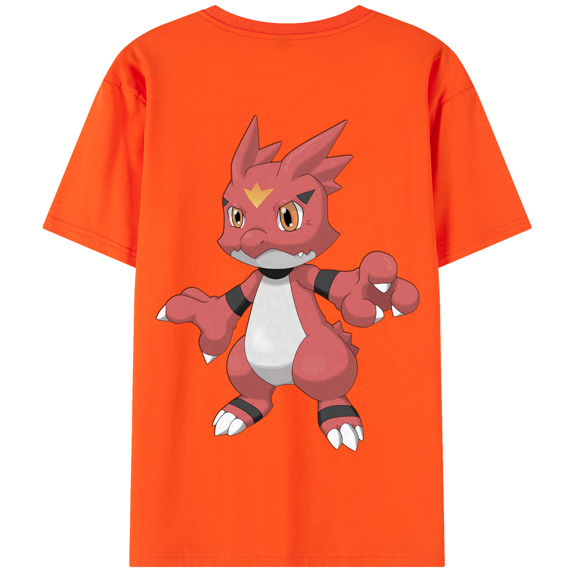 （画像用） Digimon デジタルモンスター/デジモン 綿100％半袖Tシャツ（背面プリント）