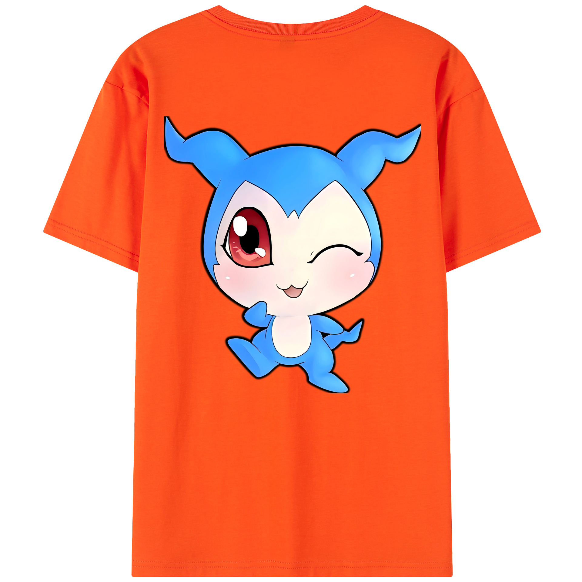 （画像用） Digimon デジタルモンスター/デジモン 綿100％半袖Tシャツ（背面プリント）