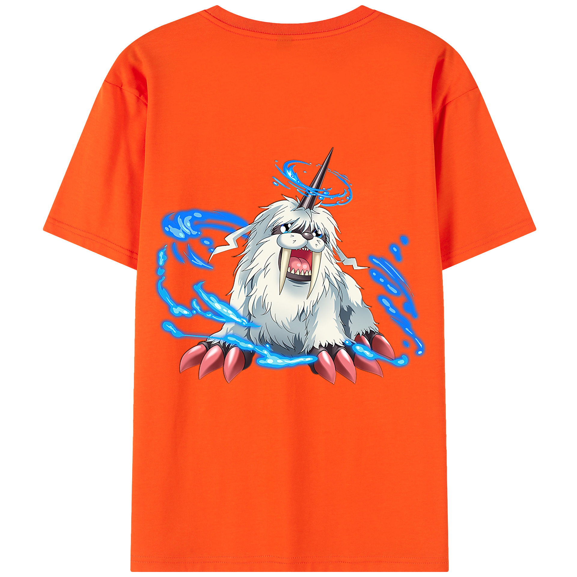 （画像用） Digimon デジタルモンスター/デジモン 綿100％半袖Tシャツ（背面プリント）