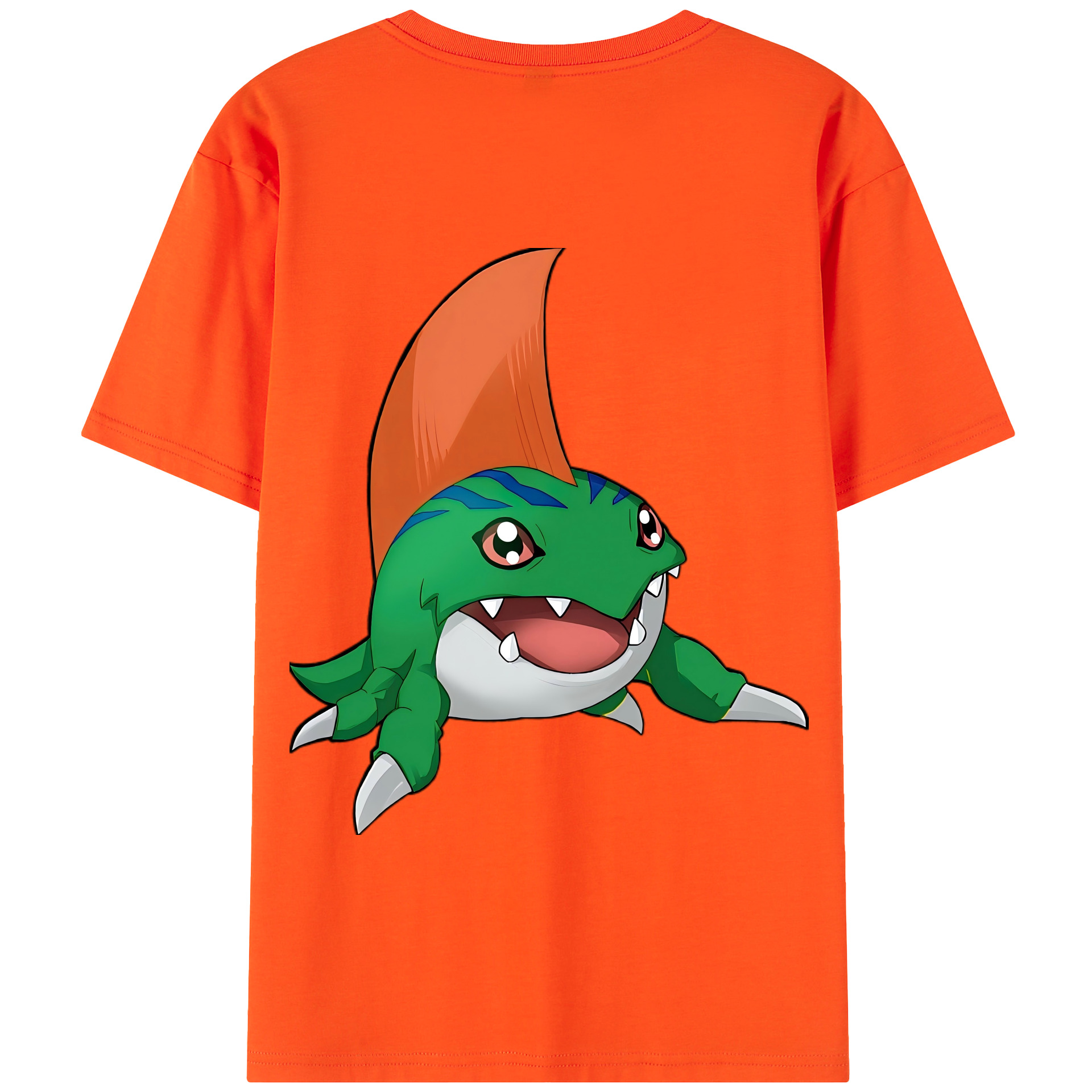 （画像用） Digimon デジタルモンスター/デジモン 綿100％半袖Tシャツ（背面プリント）
