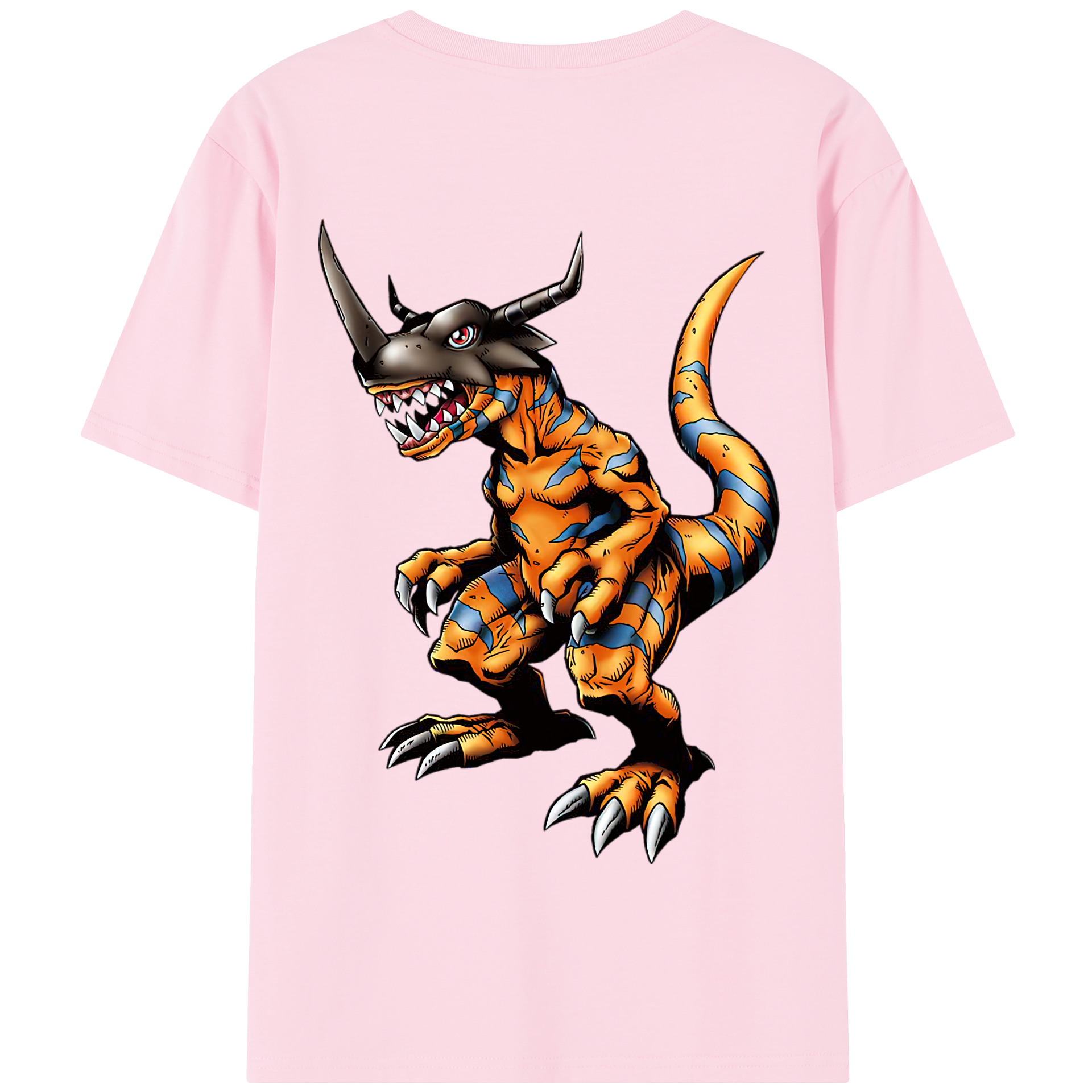 （画像用） Digimon デジタルモンスター/デジモン 綿100％半袖Tシャツ（背面プリント）
