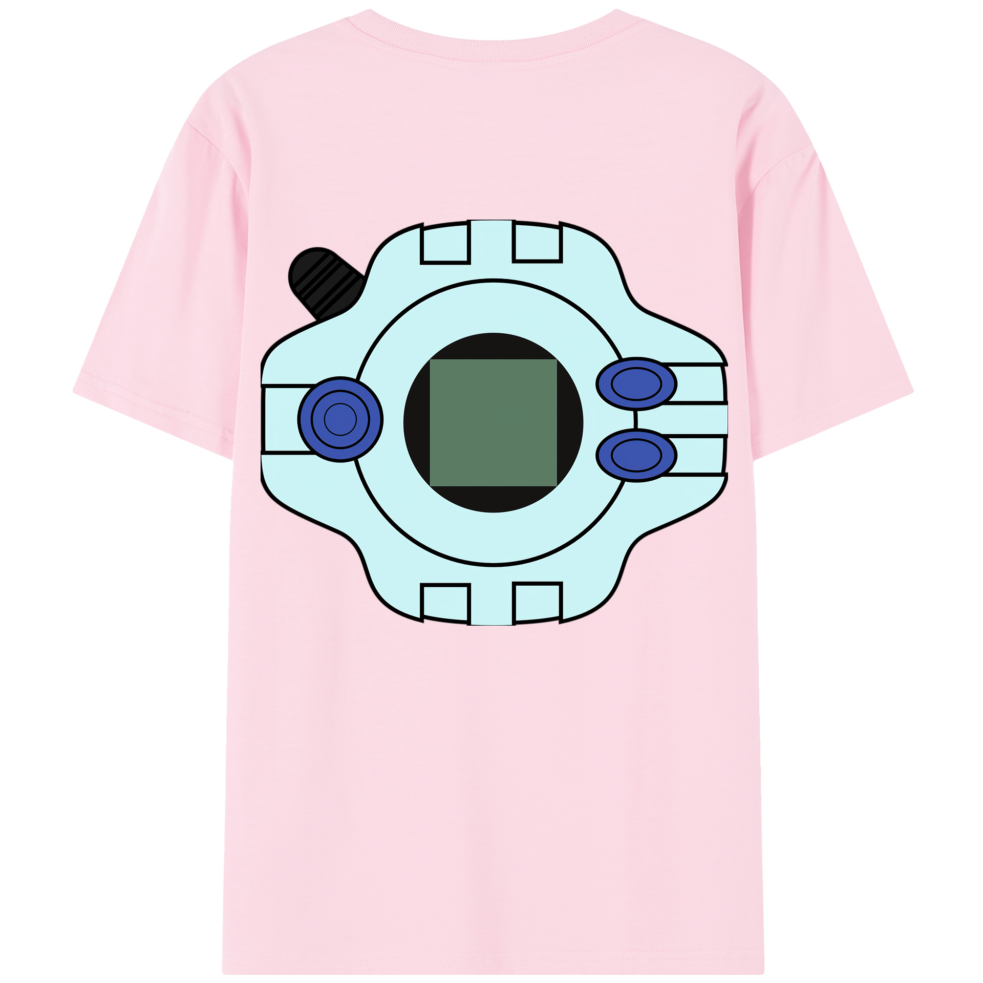 （画像用） Digimon デジタルモンスター/デジモン 綿100％半袖Tシャツ（背面プリント）