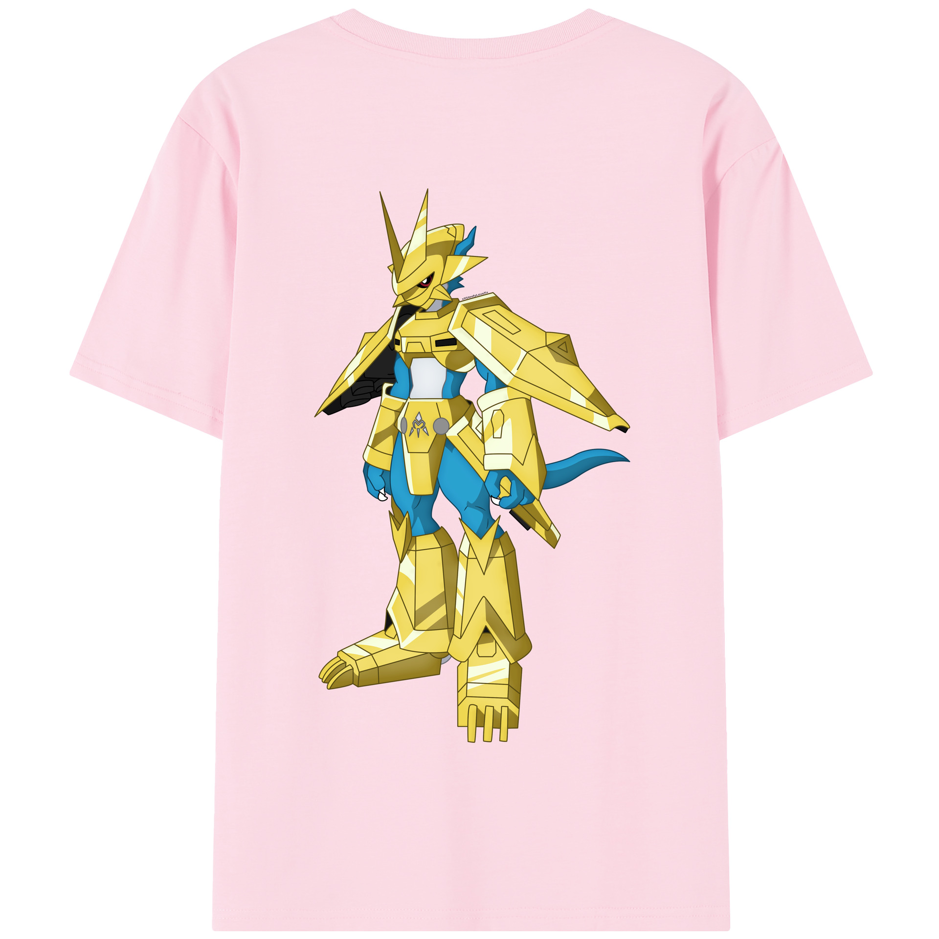 （画像用） Digimon デジタルモンスター/デジモン 綿100％半袖Tシャツ（背面プリント）