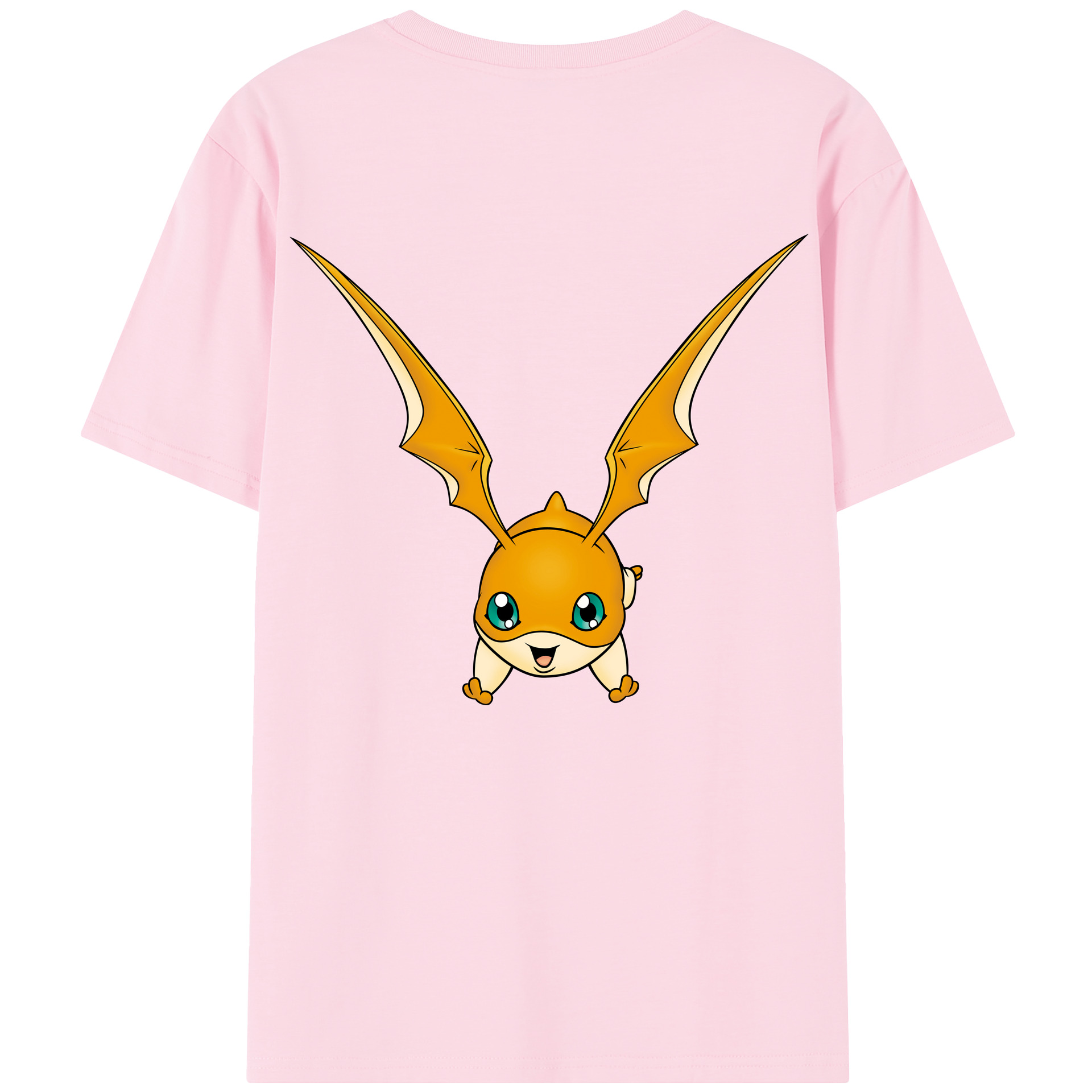 （画像用） Digimon デジタルモンスター/デジモン 綿100％半袖Tシャツ（背面プリント）