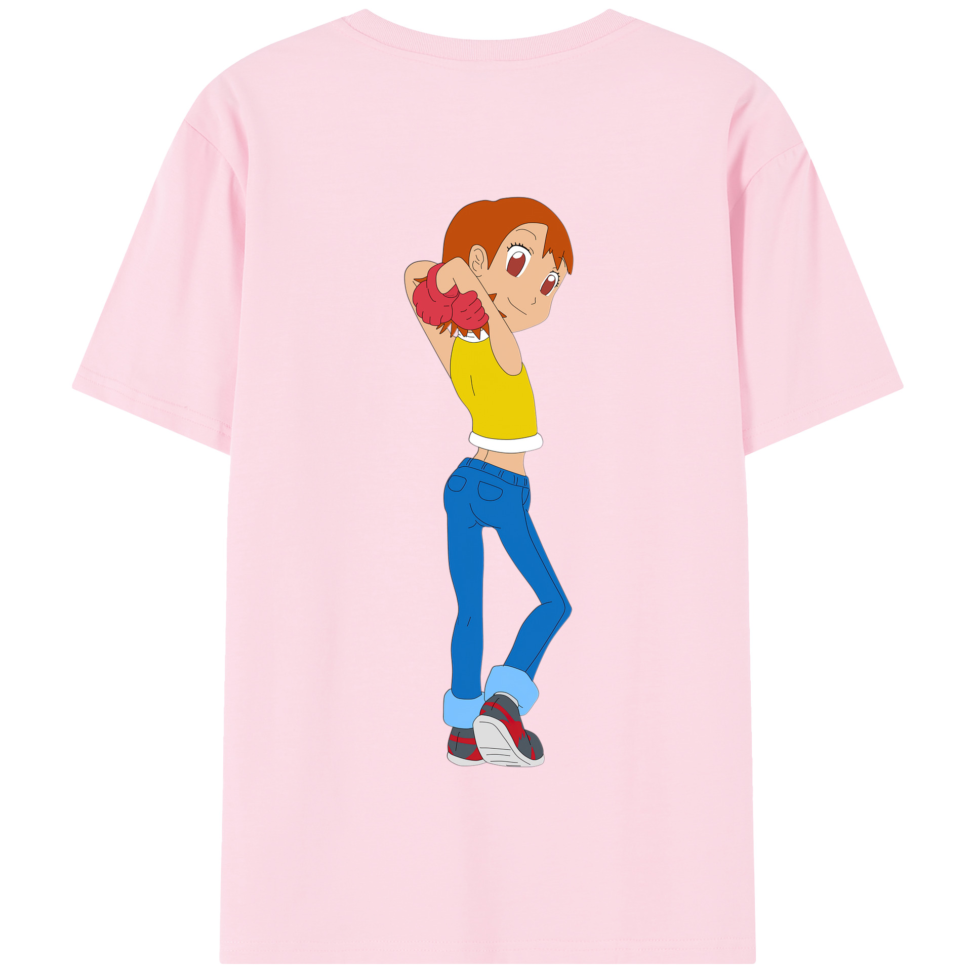 （画像用） Digimon デジタルモンスター/デジモン 綿100％半袖Tシャツ（背面プリント）