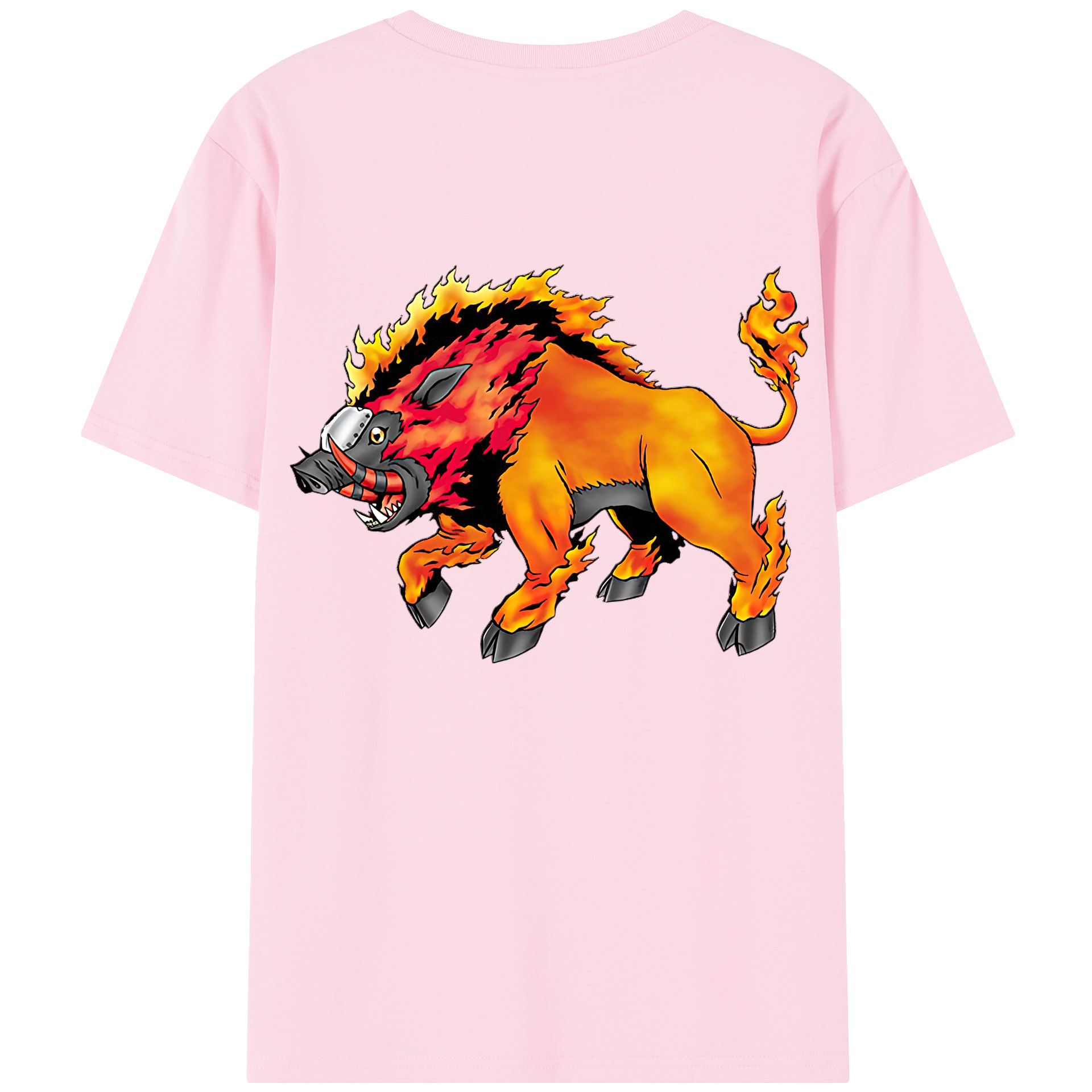 （画像用） Digimon デジタルモンスター/デジモン 綿100％半袖Tシャツ（背面プリント）