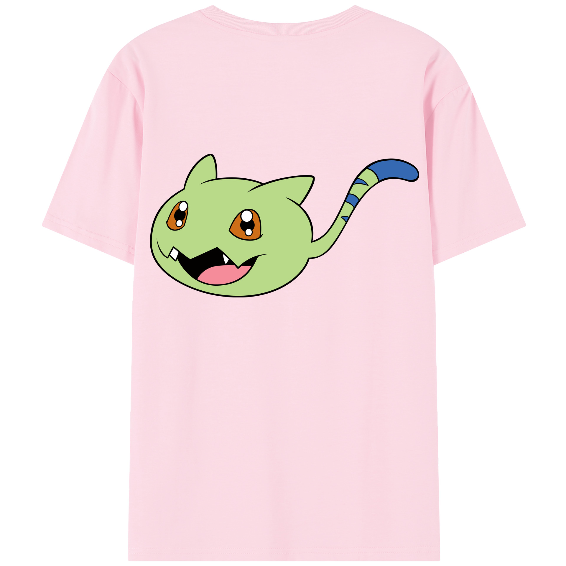（画像用） Digimon デジタルモンスター/デジモン 綿100％半袖Tシャツ（背面プリント）