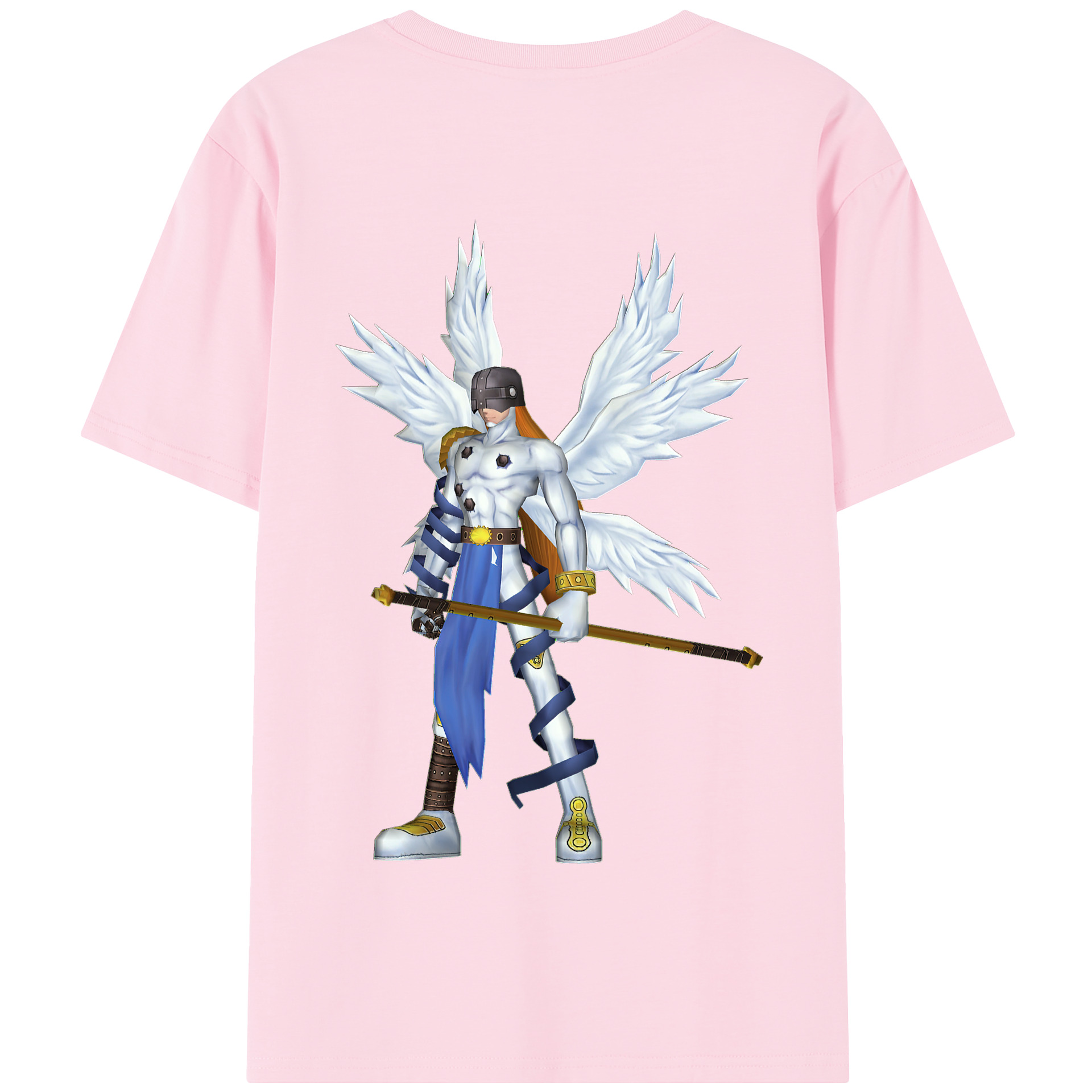 （画像用） Digimon デジタルモンスター/デジモン 綿100％半袖Tシャツ（背面プリント）