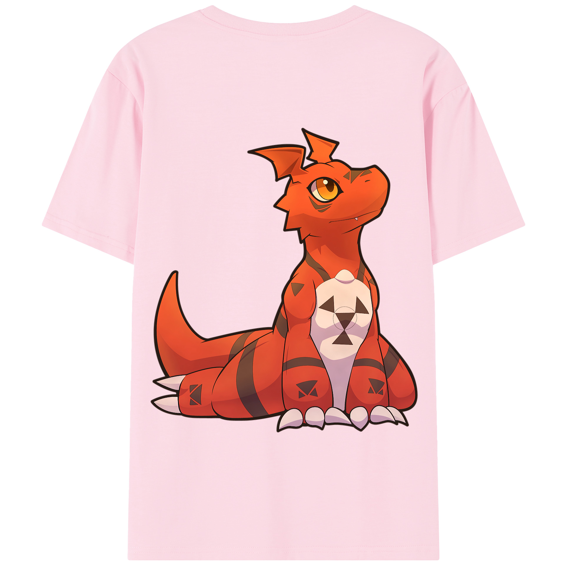 （画像用） Digimon デジタルモンスター/デジモン 綿100％半袖Tシャツ（背面プリント）