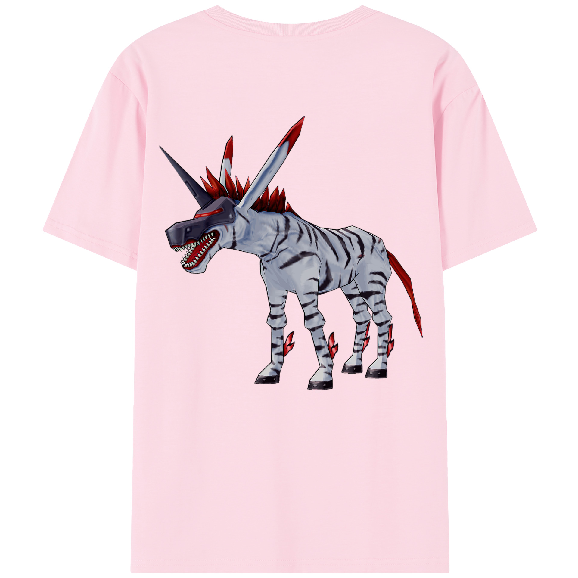 （画像用） Digimon デジタルモンスター/デジモン 綿100％半袖Tシャツ（背面プリント）