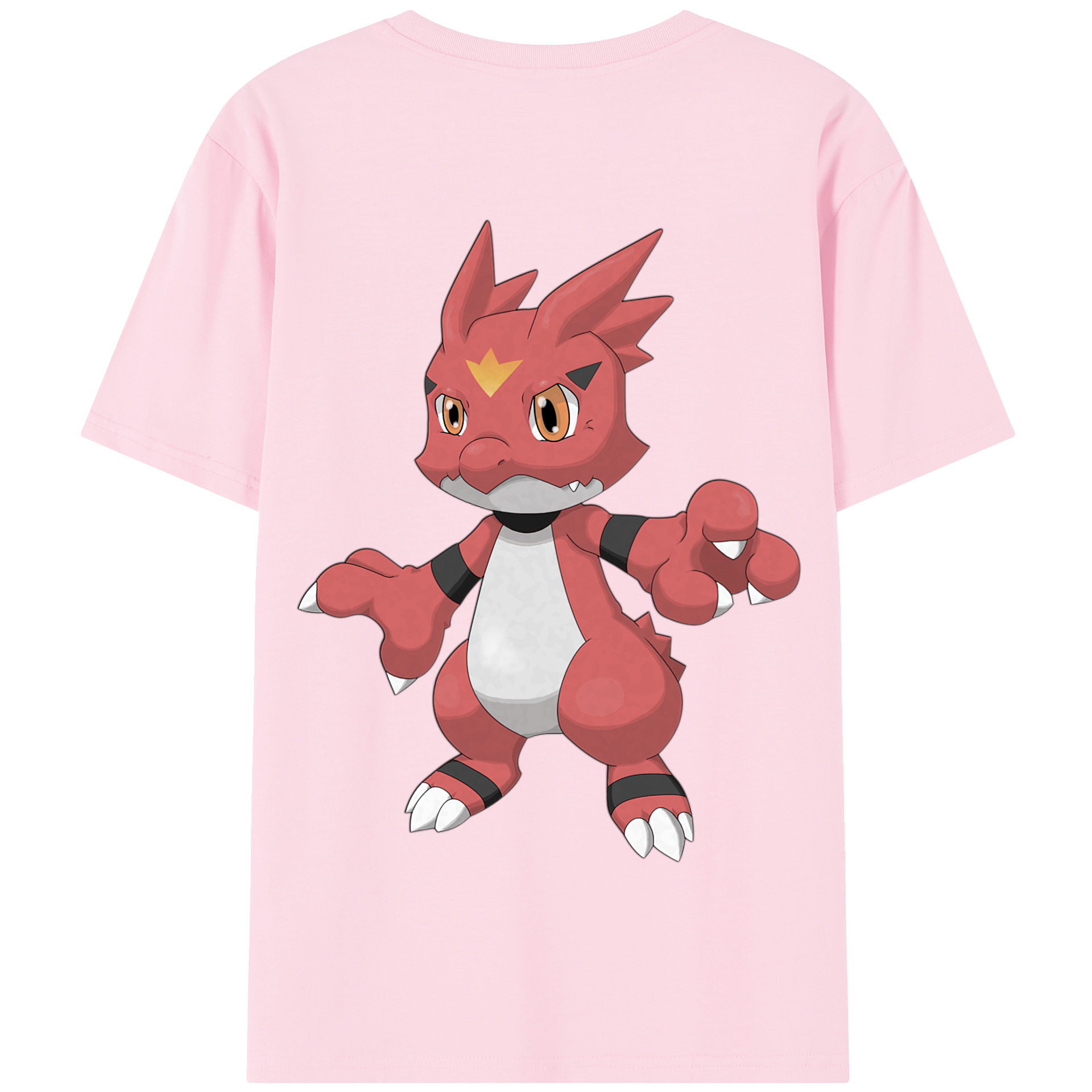 （画像用） Digimon デジタルモンスター/デジモン 綿100％半袖Tシャツ（背面プリント）