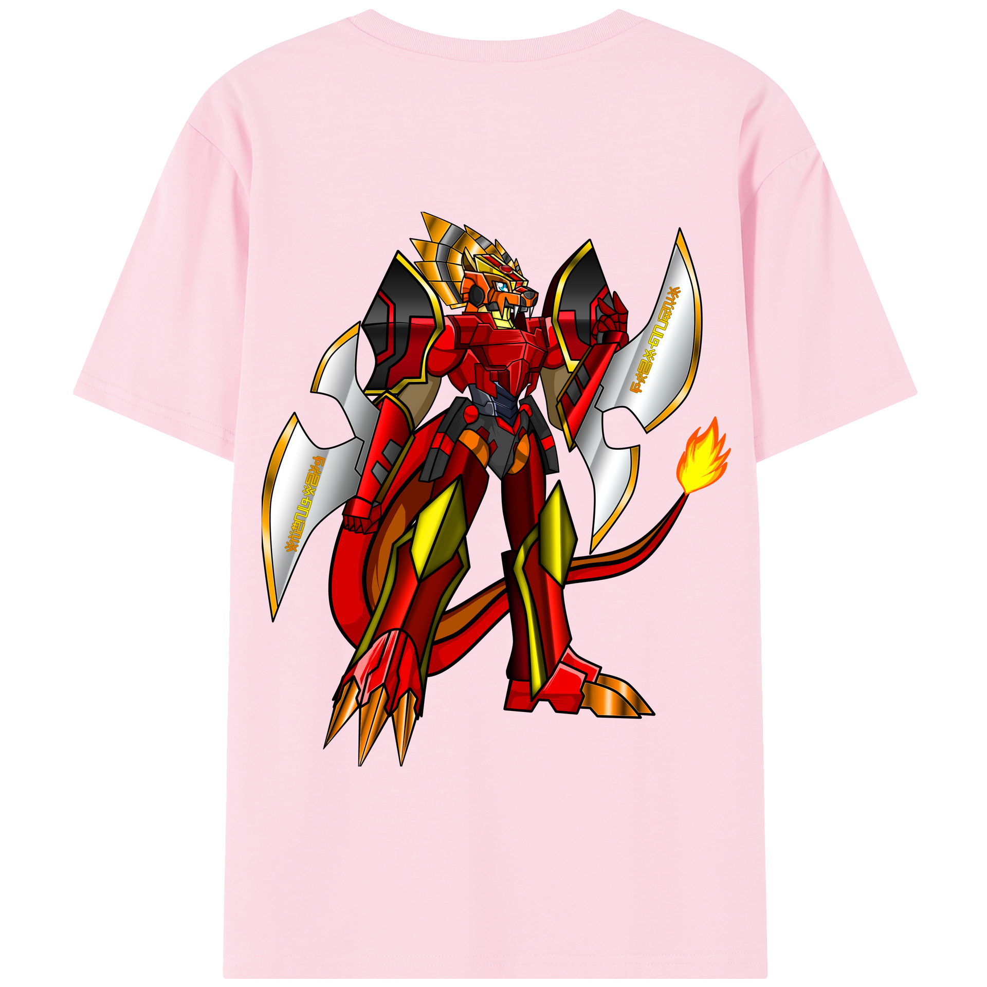 （画像用） Digimon デジタルモンスター/デジモン 綿100％半袖Tシャツ（背面プリント）