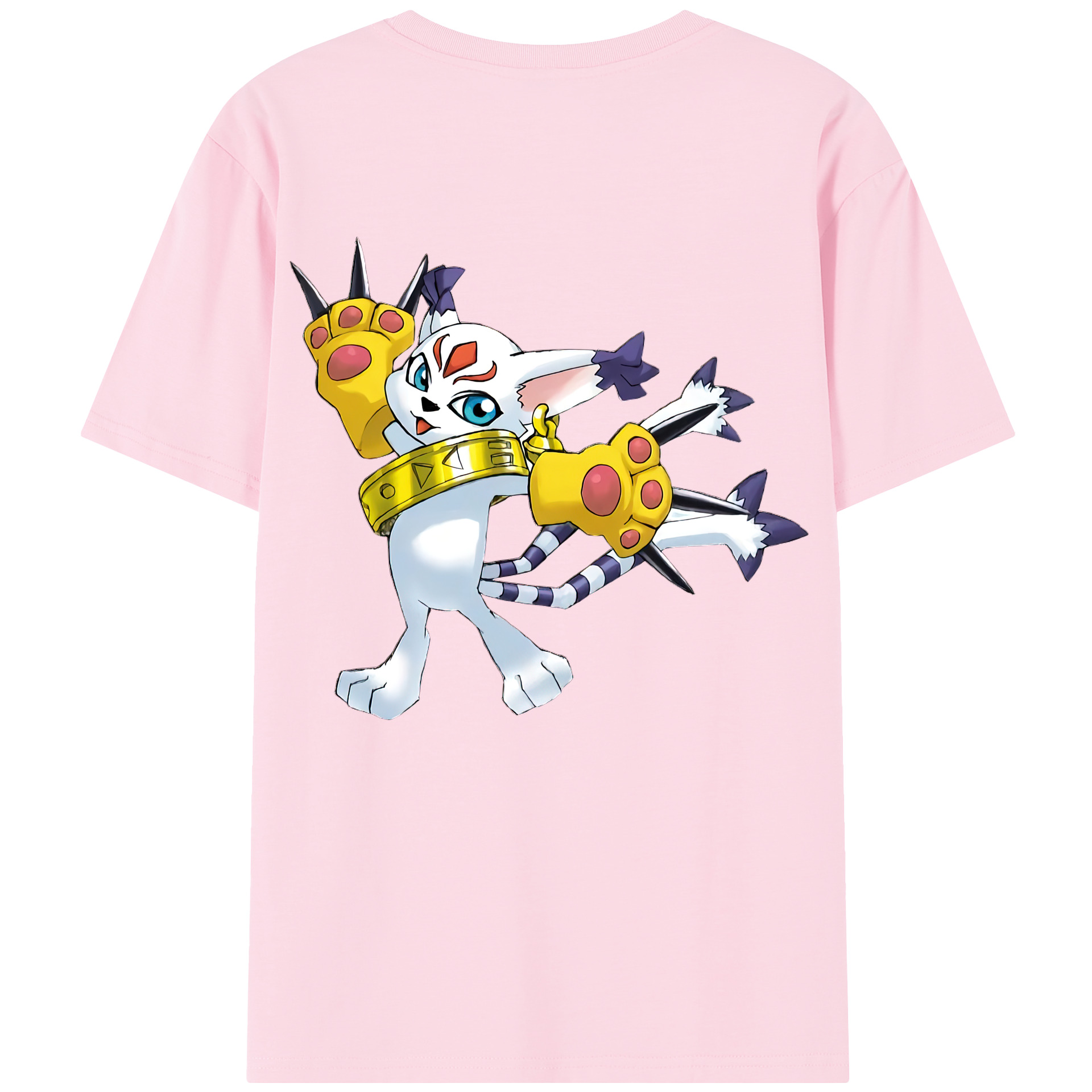 （画像用） Digimon デジタルモンスター/デジモン 綿100％半袖Tシャツ（背面プリント）