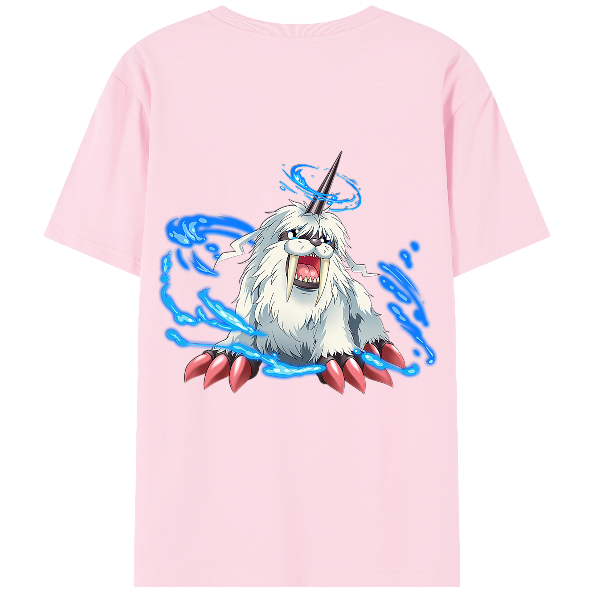 （画像用） Digimon デジタルモンスター/デジモン 綿100％半袖Tシャツ（背面プリント）