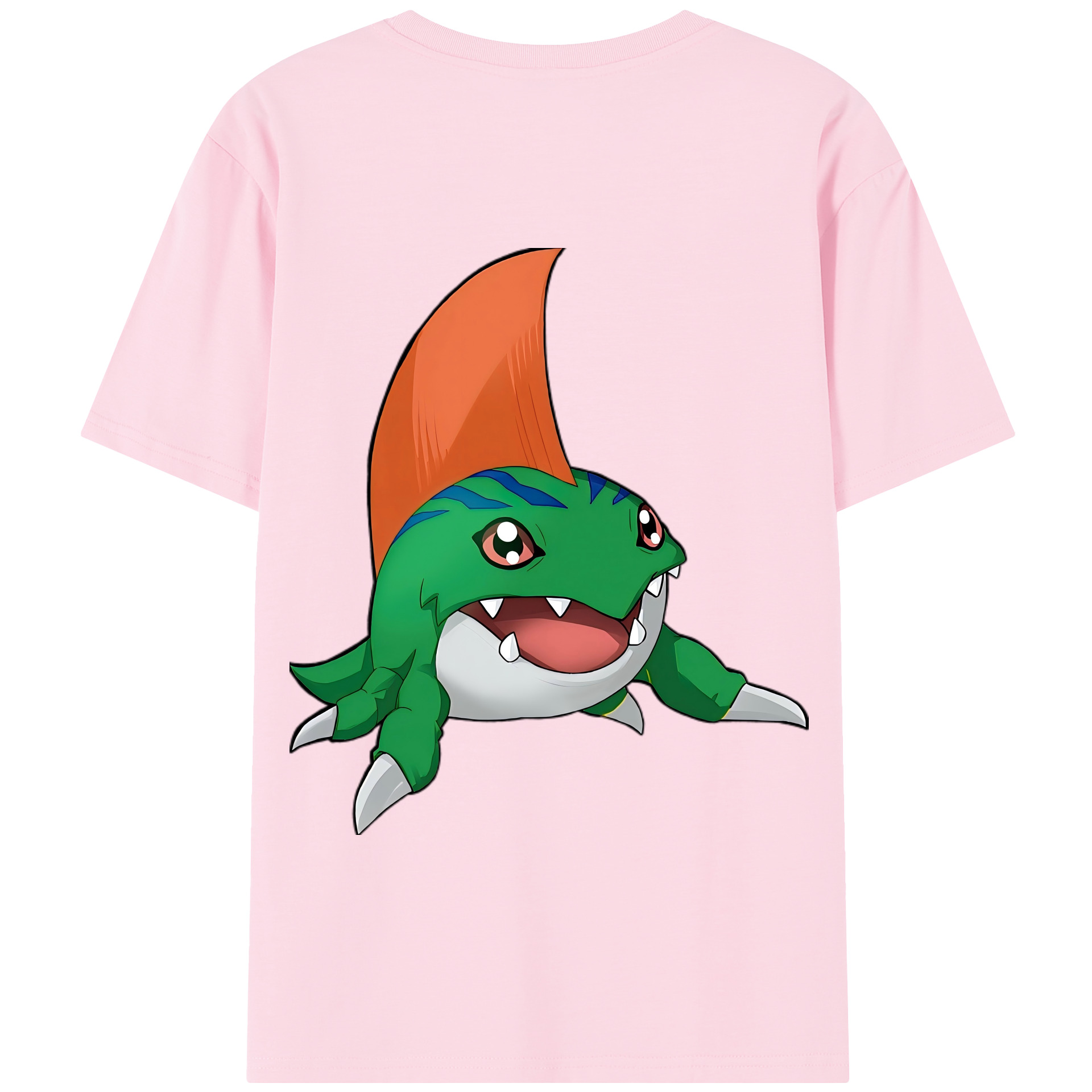 （画像用） Digimon デジタルモンスター/デジモン 綿100％半袖Tシャツ（背面プリント）