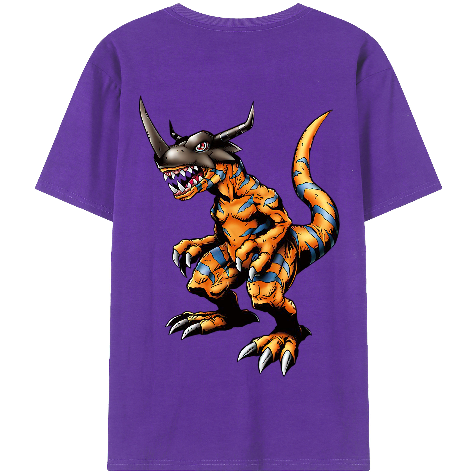 （画像用） Digimon デジタルモンスター/デジモン 綿100％半袖Tシャツ（背面プリント）