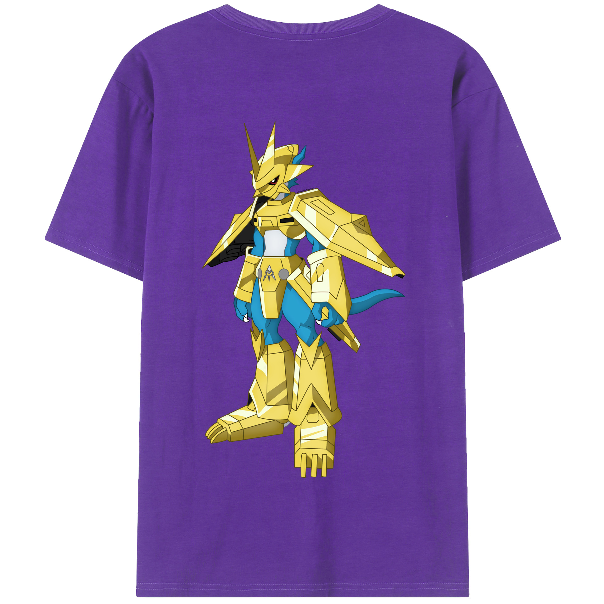 （画像用） Digimon デジタルモンスター/デジモン 綿100％半袖Tシャツ（背面プリント）