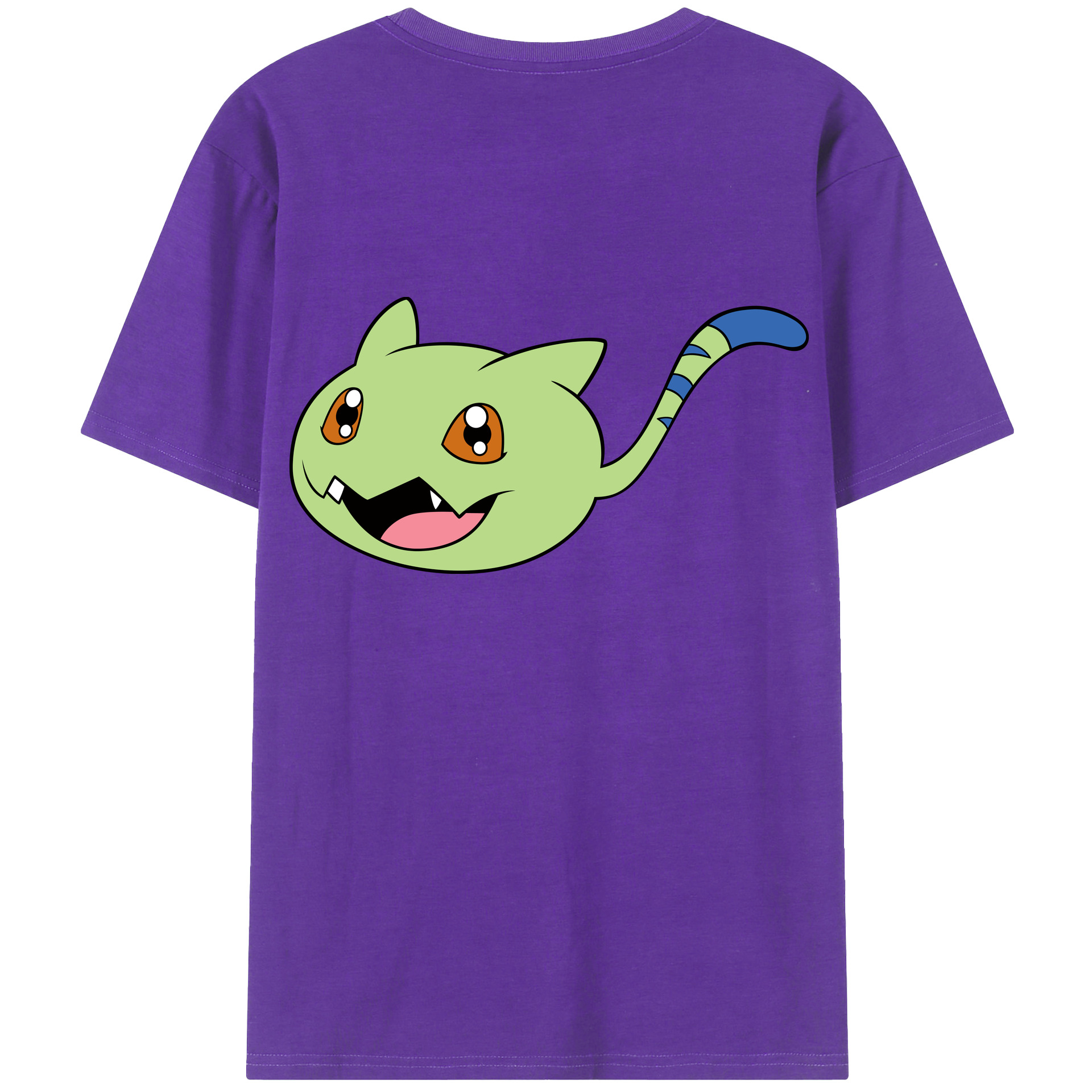 （画像用） Digimon デジタルモンスター/デジモン 綿100％半袖Tシャツ（背面プリント）
