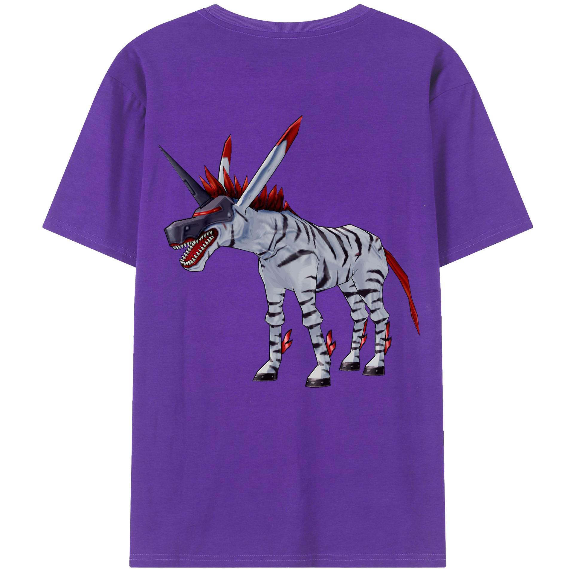 （画像用） Digimon デジタルモンスター/デジモン 綿100％半袖Tシャツ（背面プリント）