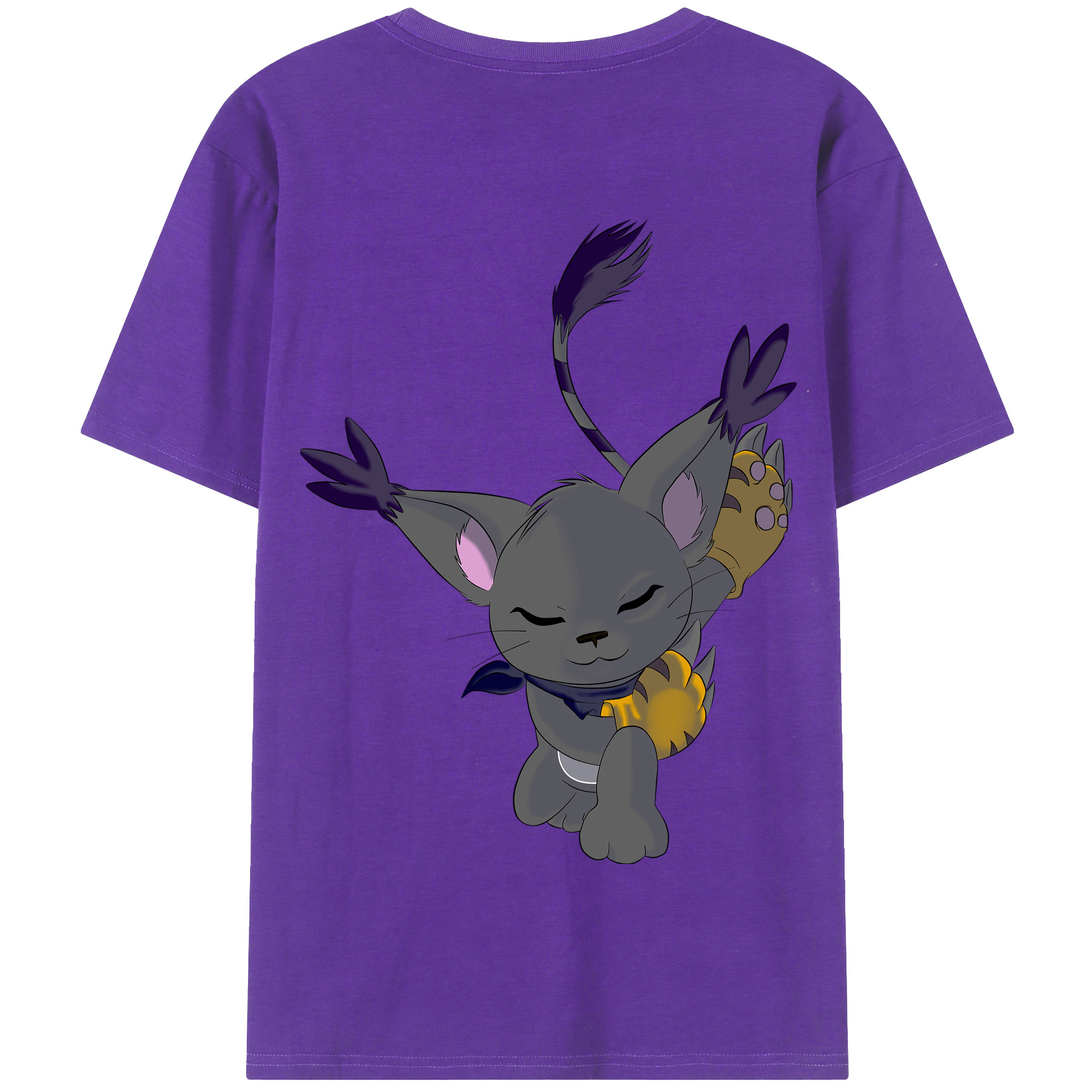 （画像用） Digimon デジタルモンスター/デジモン 綿100％半袖Tシャツ（背面プリント）