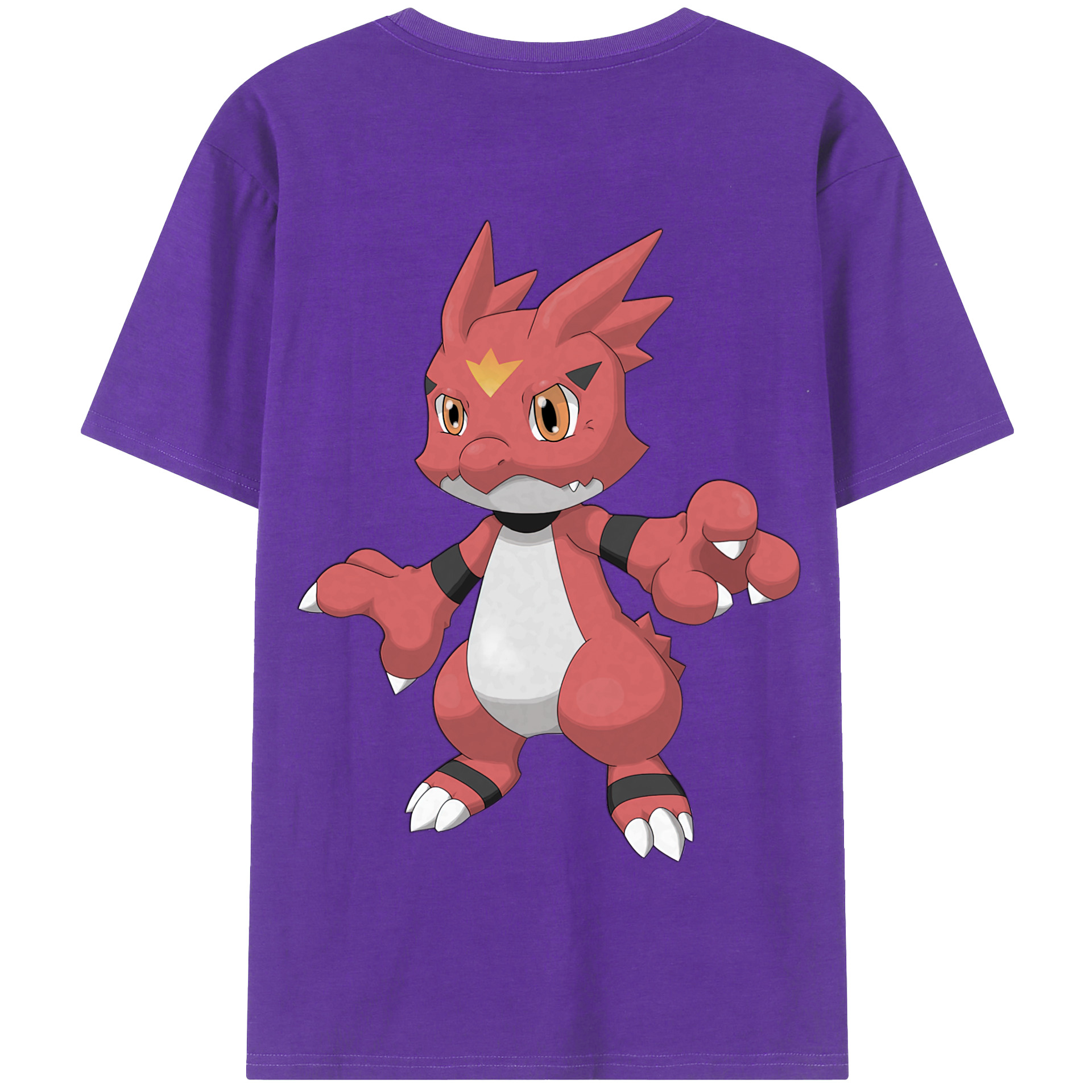 （画像用） Digimon デジタルモンスター/デジモン 綿100％半袖Tシャツ（背面プリント）