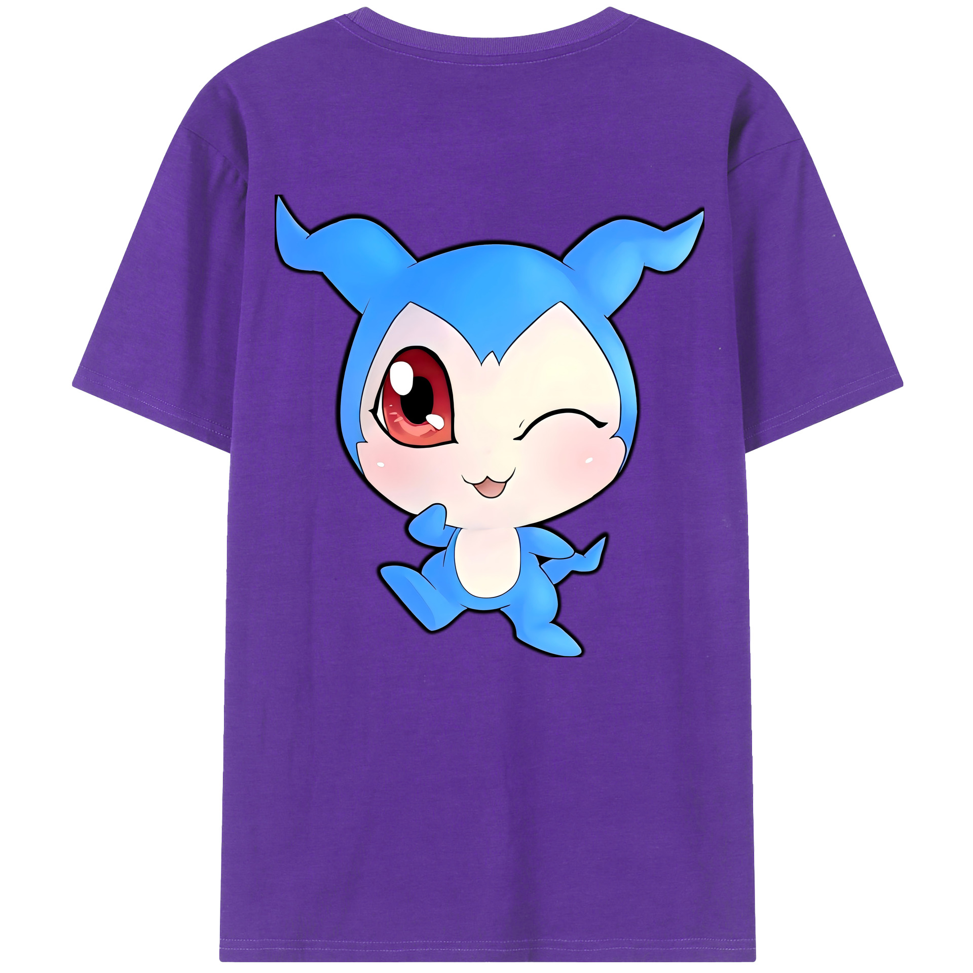 （画像用） Digimon デジタルモンスター/デジモン 綿100％半袖Tシャツ（背面プリント）