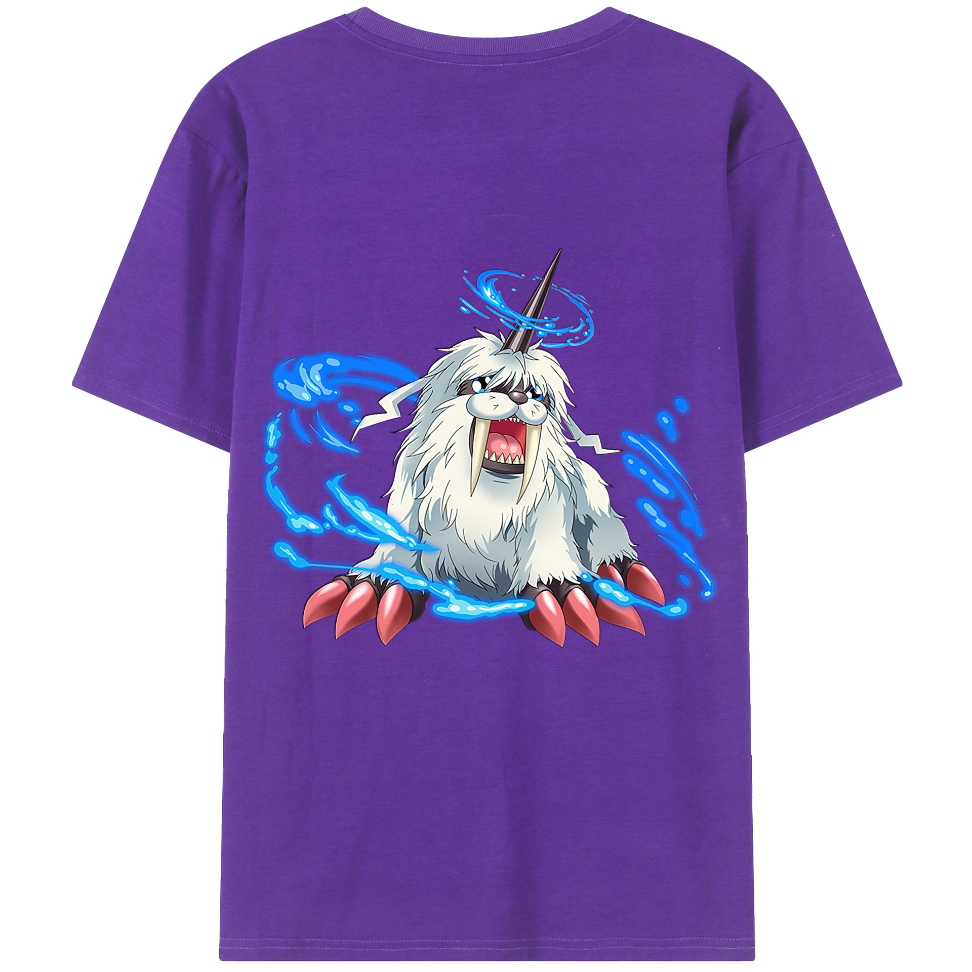 （画像用） Digimon デジタルモンスター/デジモン 綿100％半袖Tシャツ（背面プリント）