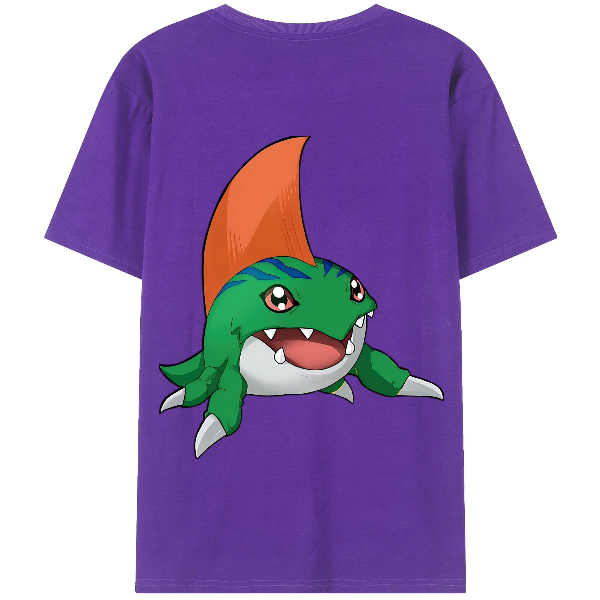 （画像用） Digimon デジタルモンスター/デジモン 綿100％半袖Tシャツ（背面プリント）