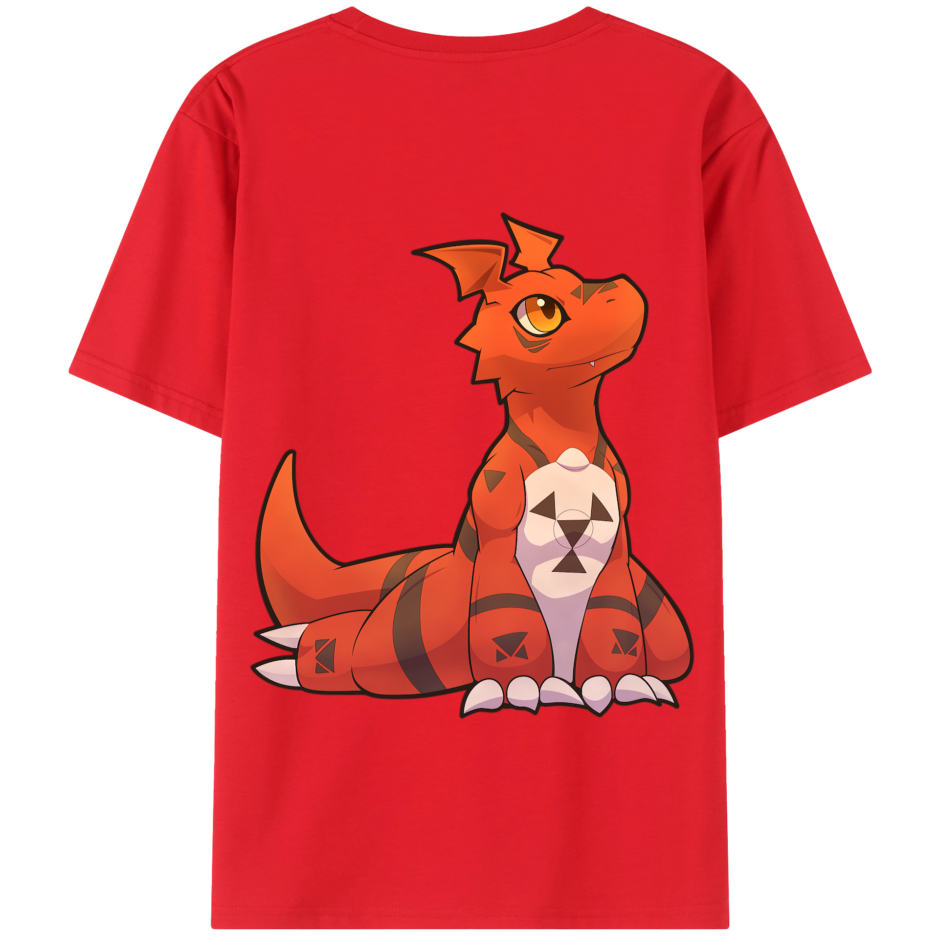 （画像用） Digimon デジタルモンスター/デジモン 綿100％半袖Tシャツ（背面プリント）