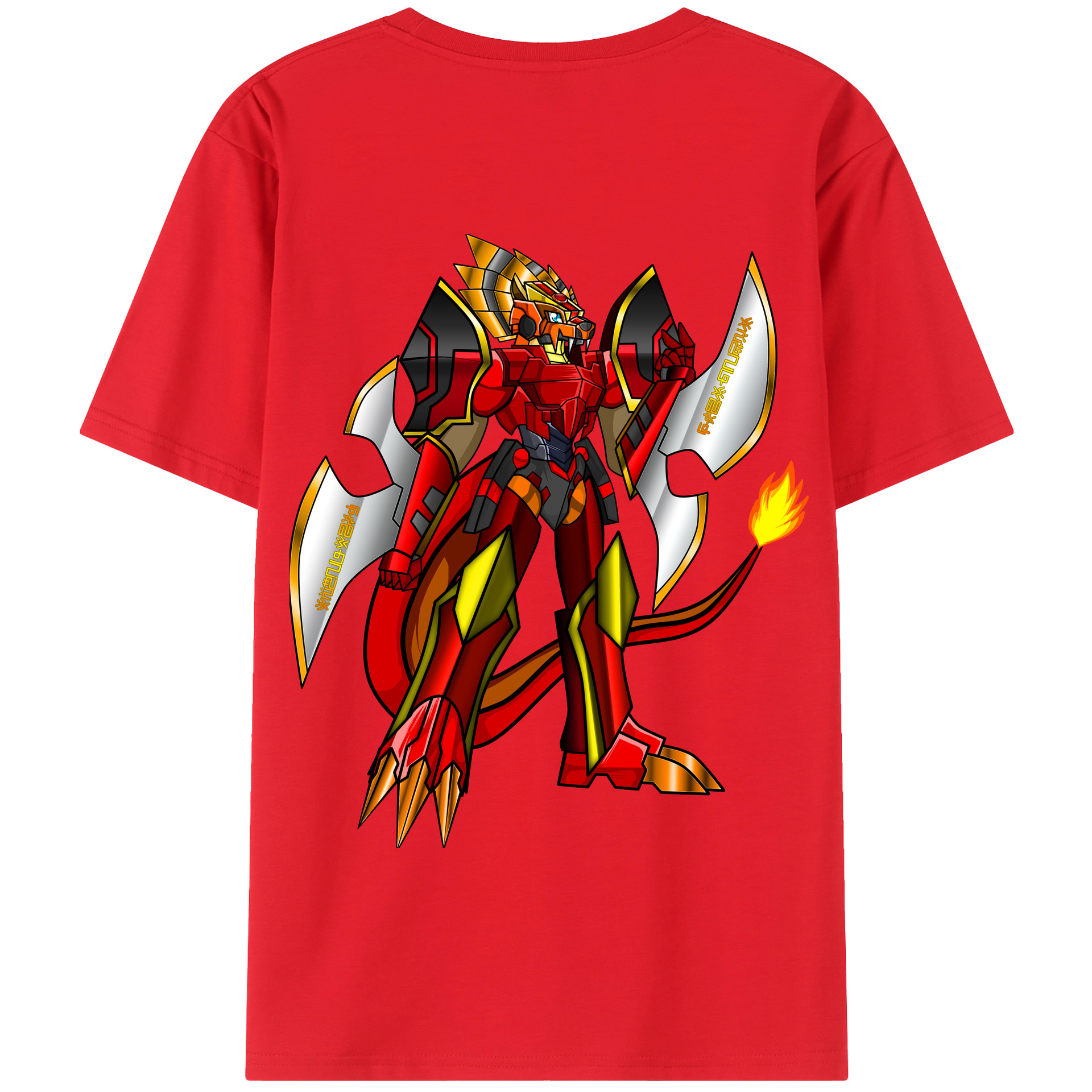 （画像用） Digimon デジタルモンスター/デジモン 綿100％半袖Tシャツ（背面プリント）
