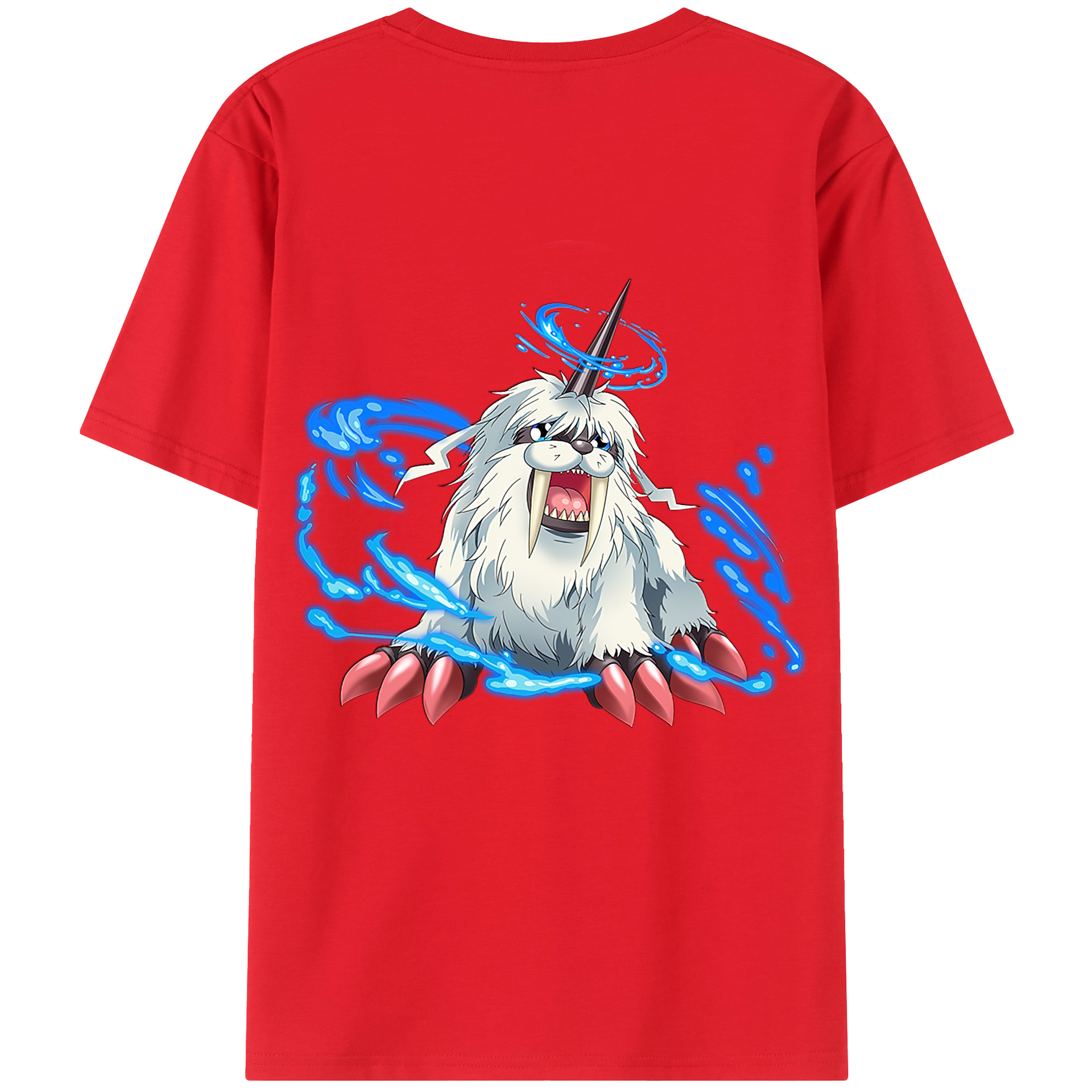 （画像用） Digimon デジタルモンスター/デジモン 綿100％半袖Tシャツ（背面プリント）