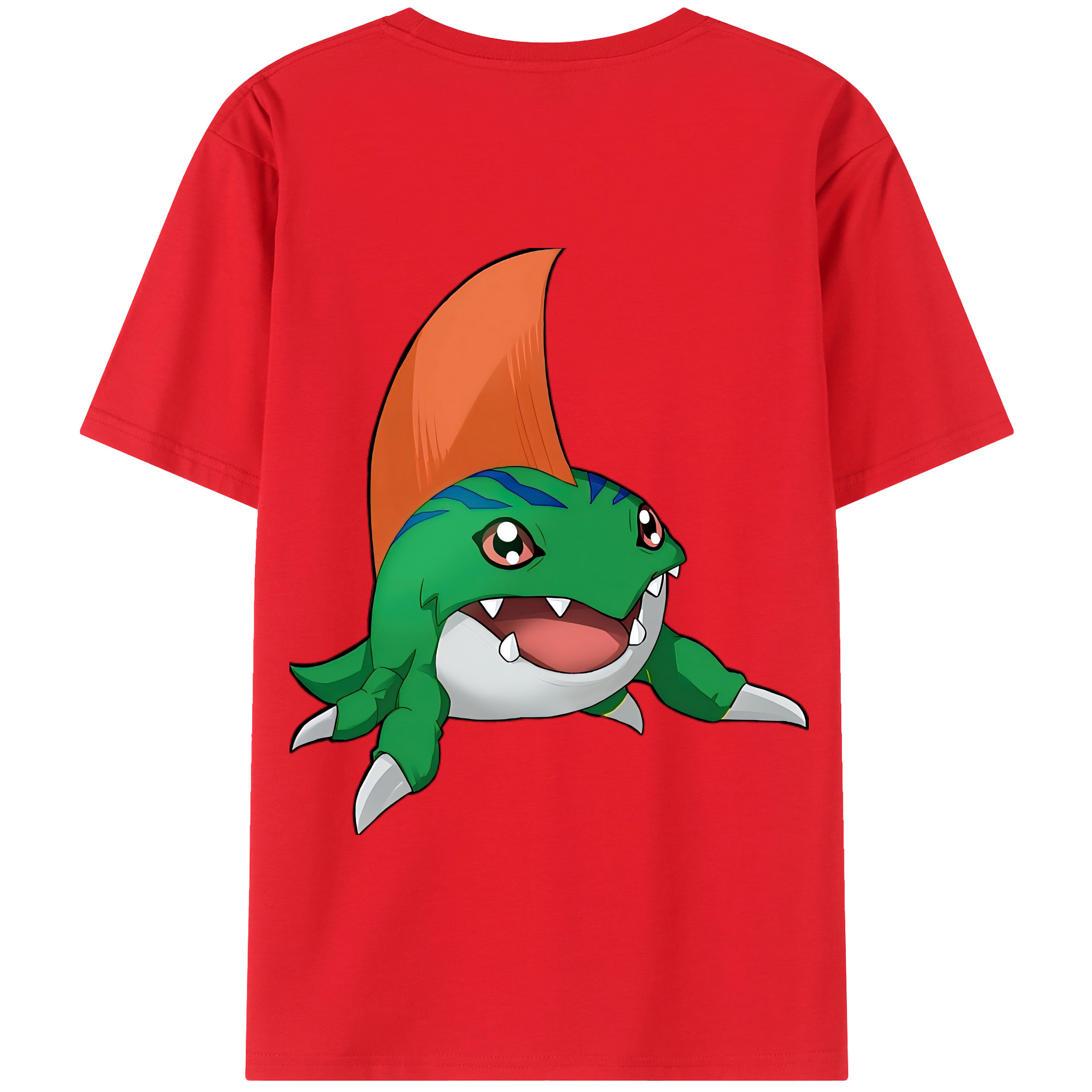 （画像用） Digimon デジタルモンスター/デジモン 綿100％半袖Tシャツ（背面プリント）