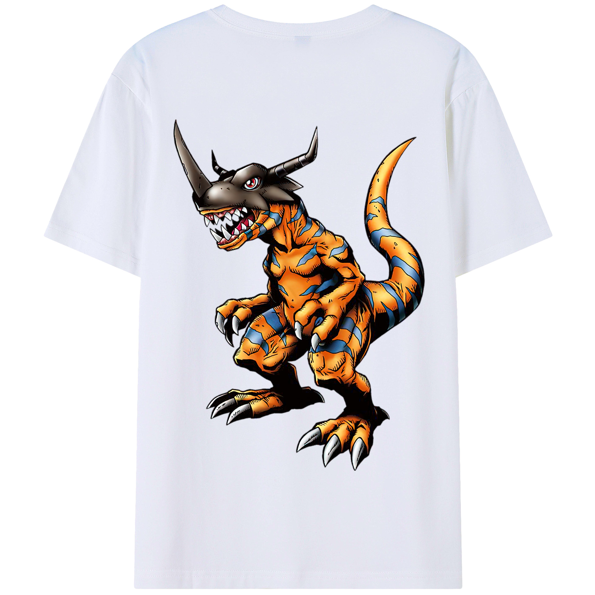 （画像用） Digimon デジタルモンスター/デジモン 綿100％半袖Tシャツ（背面プリント）
