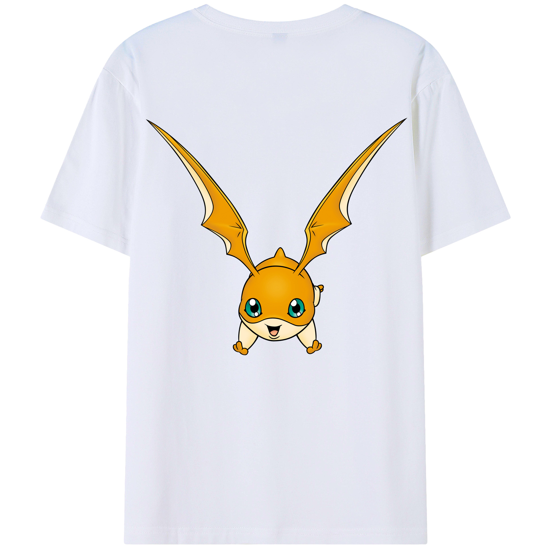 （画像用） Digimon デジタルモンスター/デジモン 綿100％半袖Tシャツ（背面プリント）