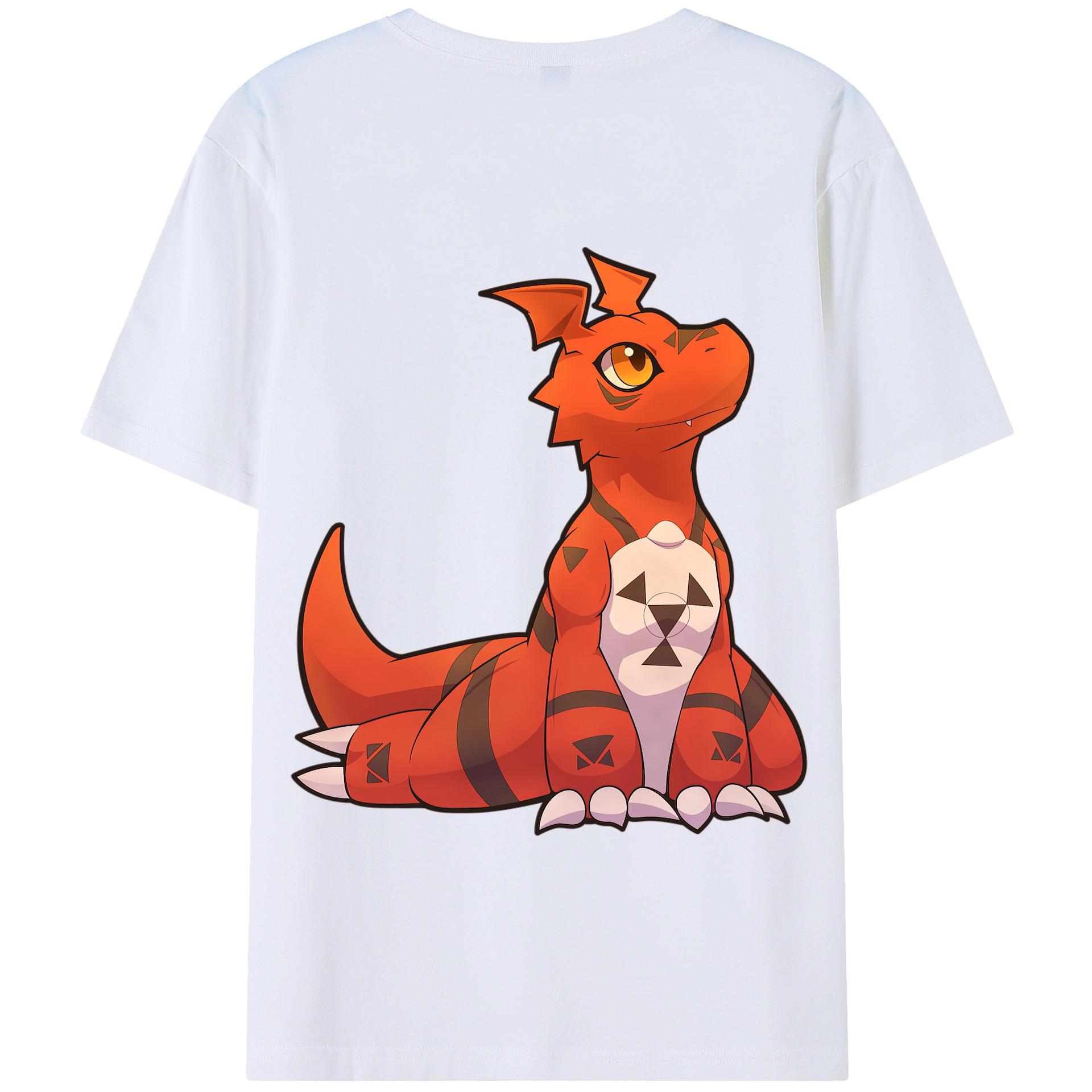 （画像用） Digimon デジタルモンスター/デジモン 綿100％半袖Tシャツ（背面プリント）