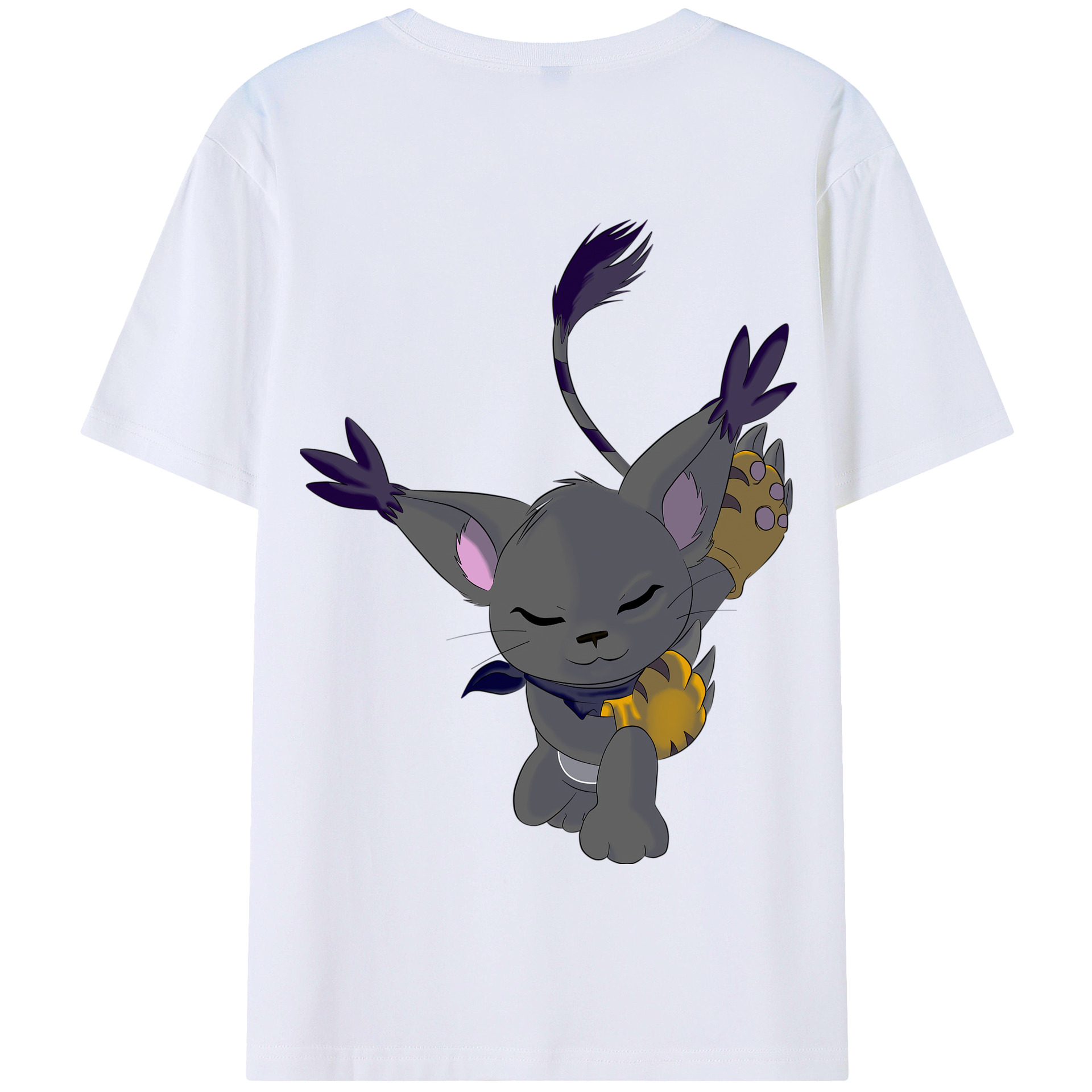 （画像用） Digimon デジタルモンスター/デジモン 綿100％半袖Tシャツ（背面プリント）