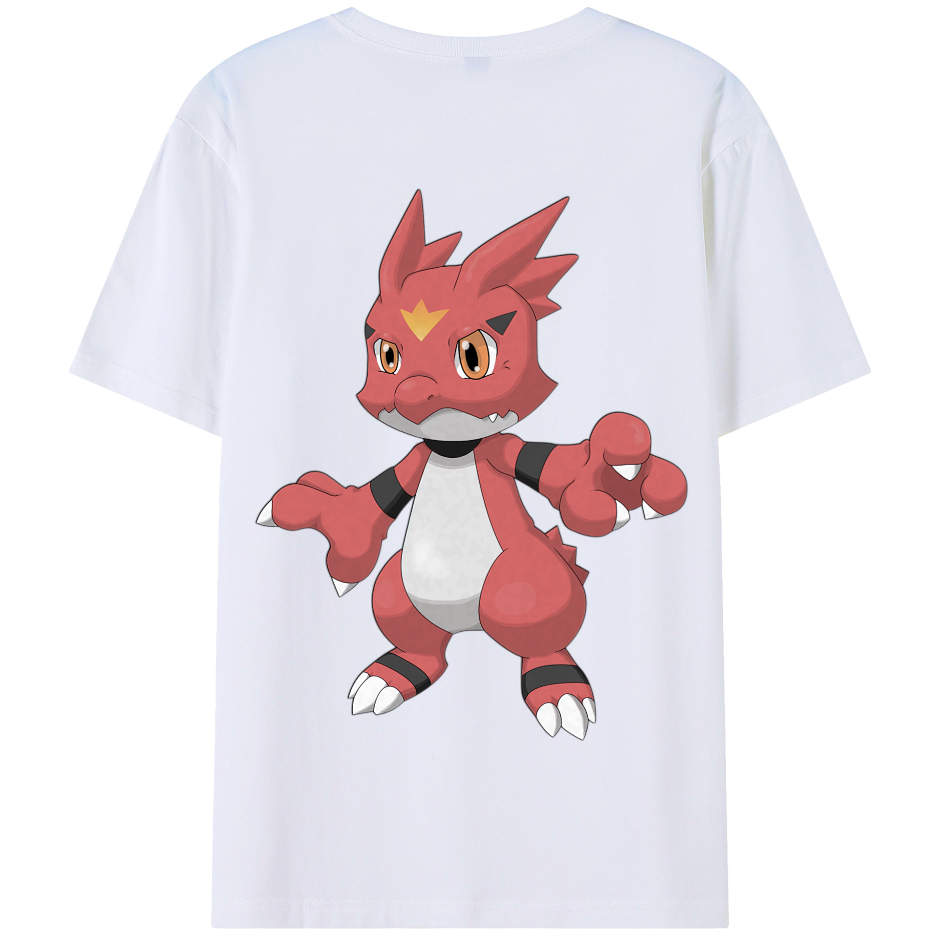 （画像用） Digimon デジタルモンスター/デジモン 綿100％半袖Tシャツ（背面プリント）