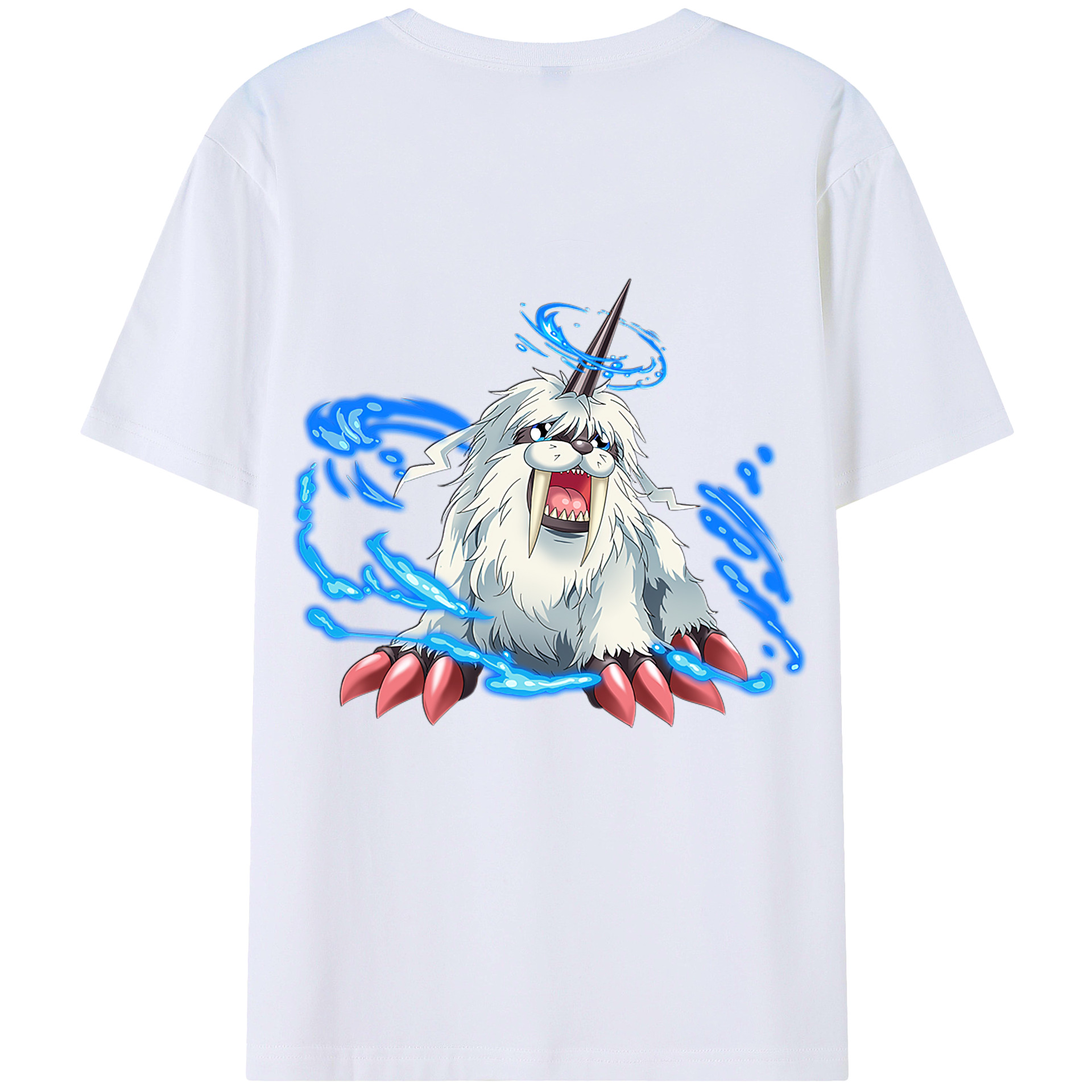 （画像用） Digimon デジタルモンスター/デジモン 綿100％半袖Tシャツ（背面プリント）
