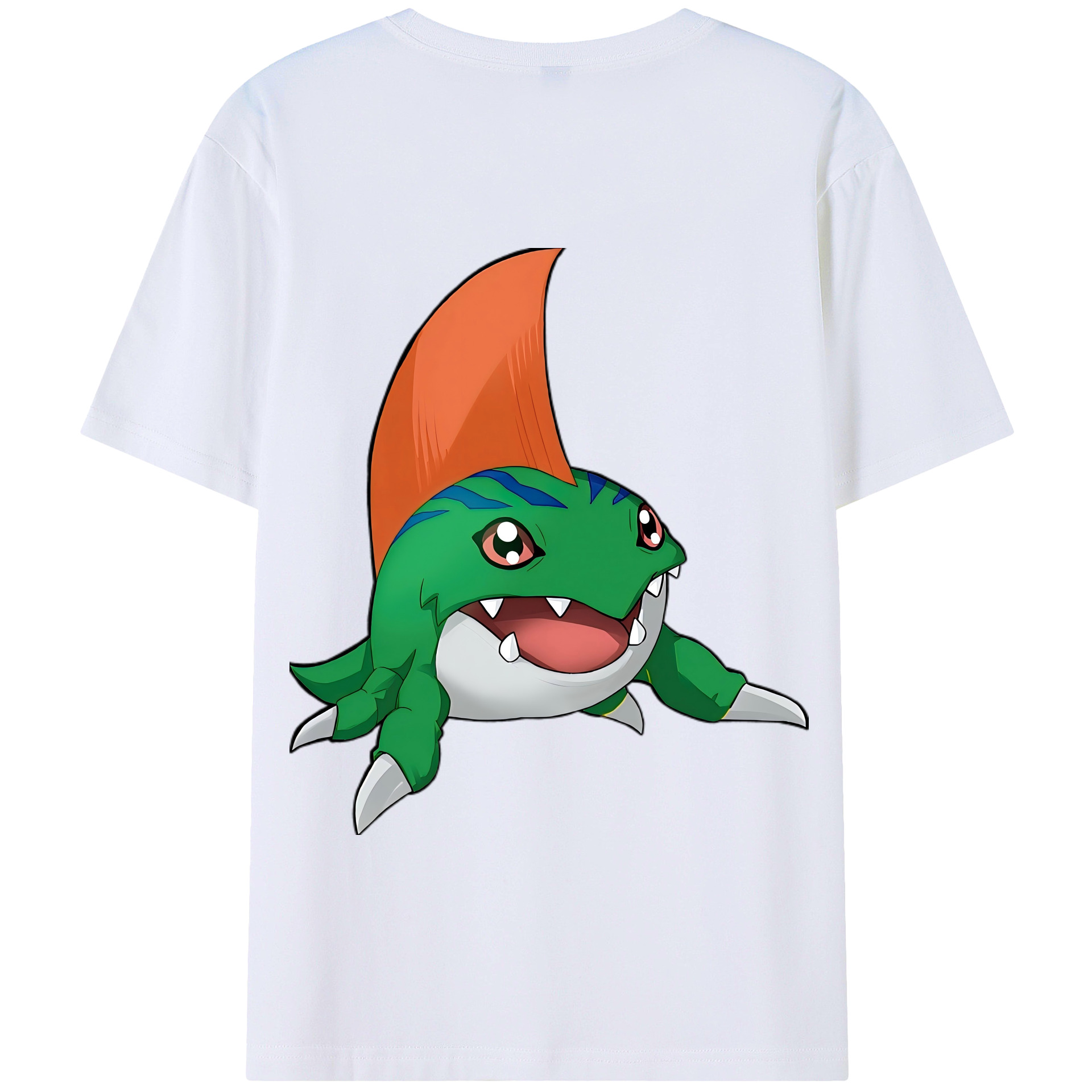 （画像用） Digimon デジタルモンスター/デジモン 綿100％半袖Tシャツ（背面プリント）