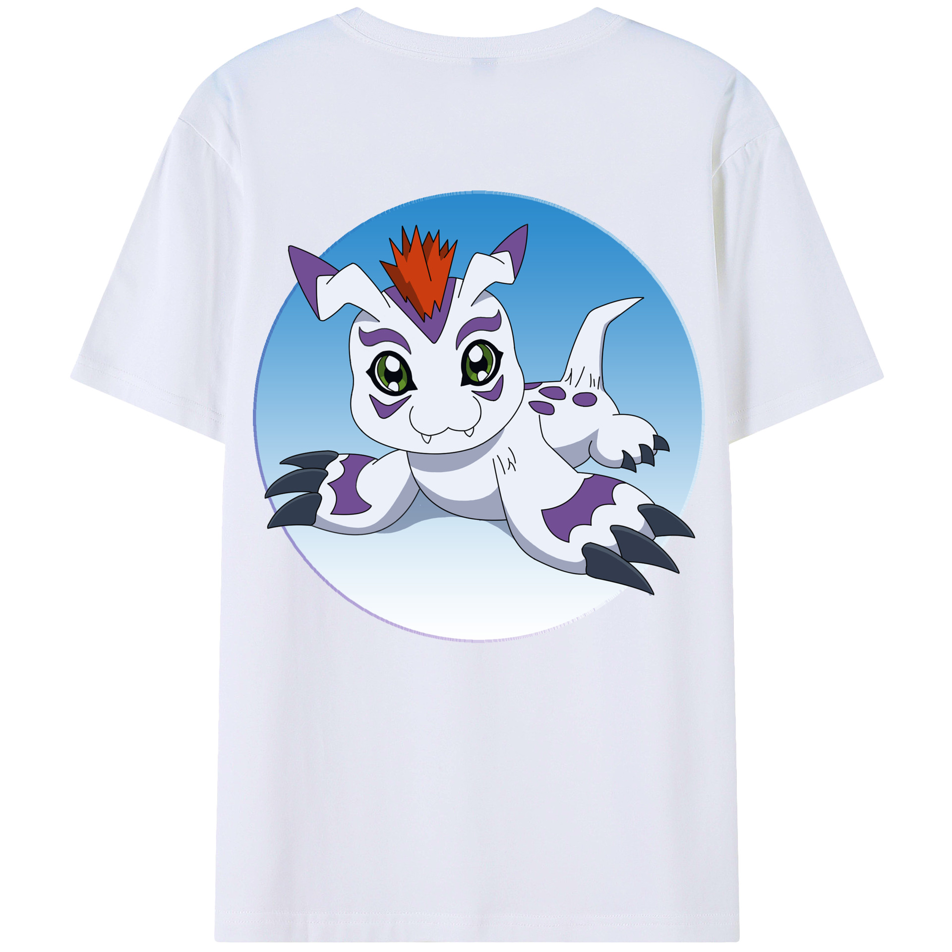 （画像用） Digimon デジタルモンスター/デジモン 綿100％半袖Tシャツ（背面プリント）
