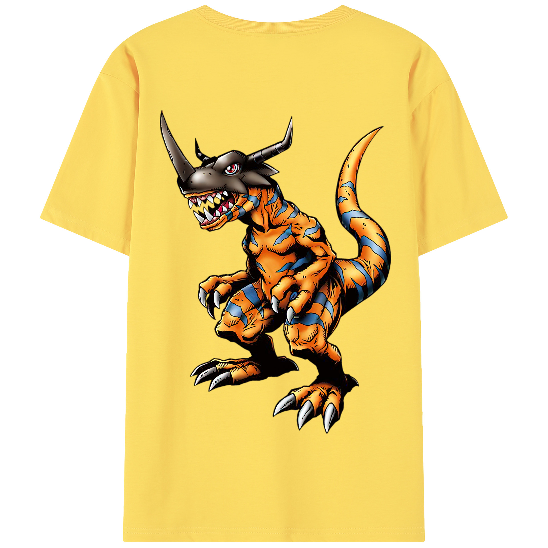 （画像用） Digimon デジタルモンスター/デジモン 綿100％半袖Tシャツ（背面プリント）