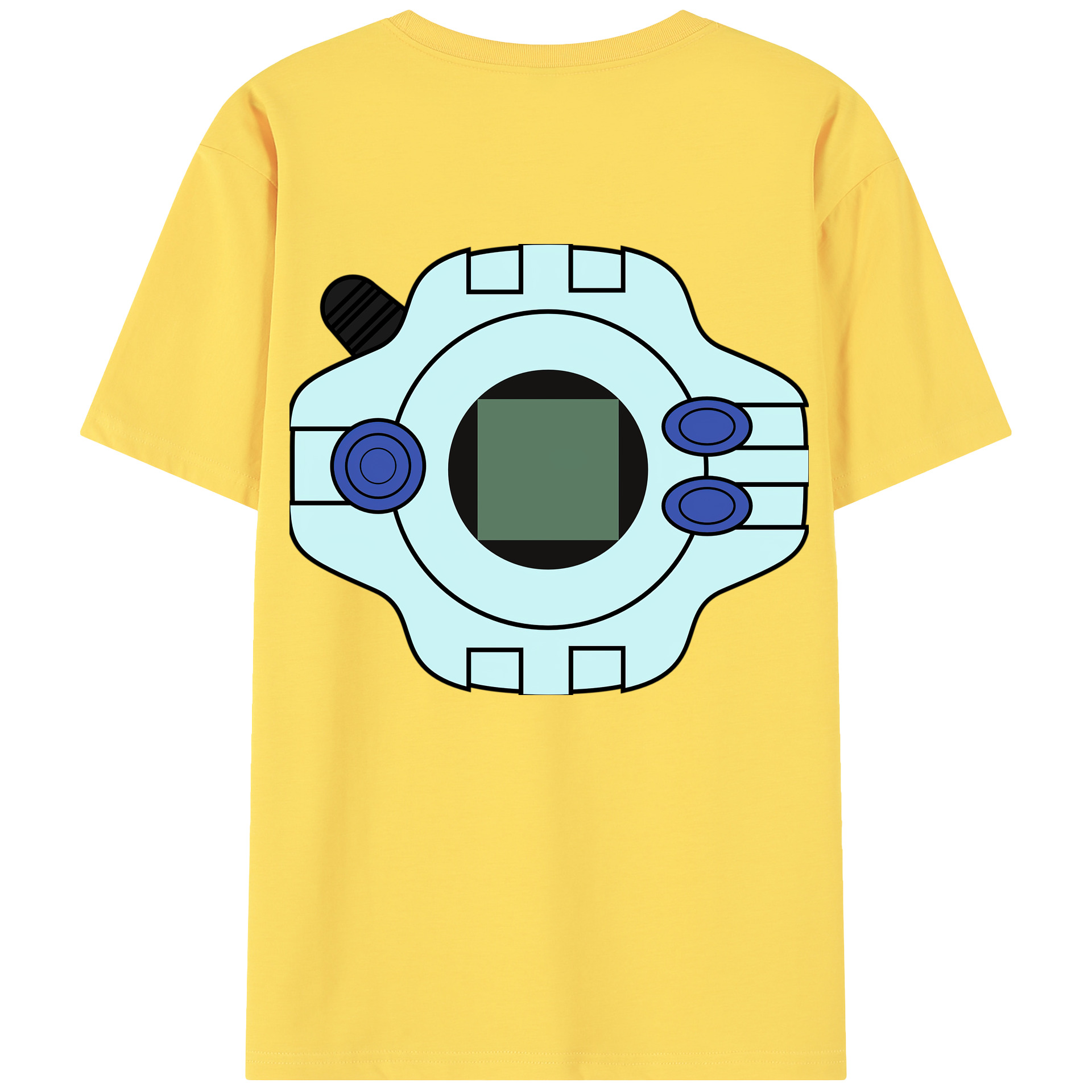 （画像用） Digimon デジタルモンスター/デジモン 綿100％半袖Tシャツ（背面プリント）