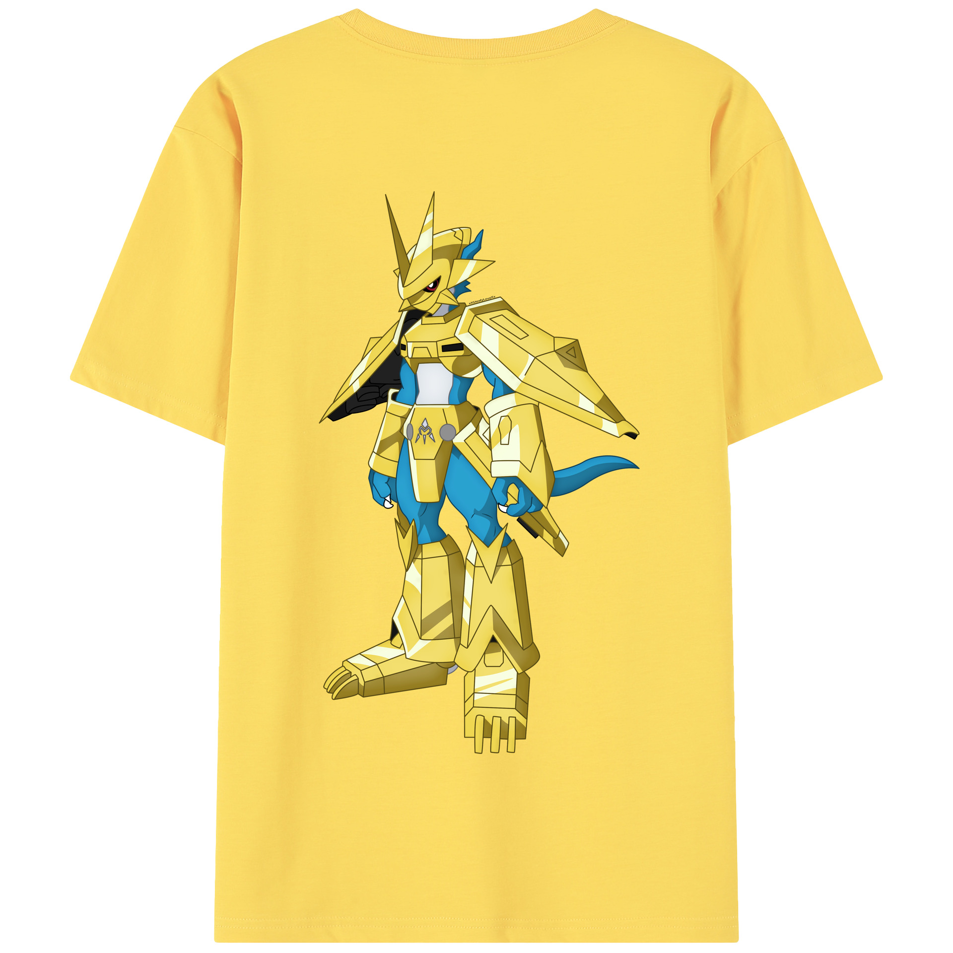 （画像用） Digimon デジタルモンスター/デジモン 綿100％半袖Tシャツ（背面プリント）