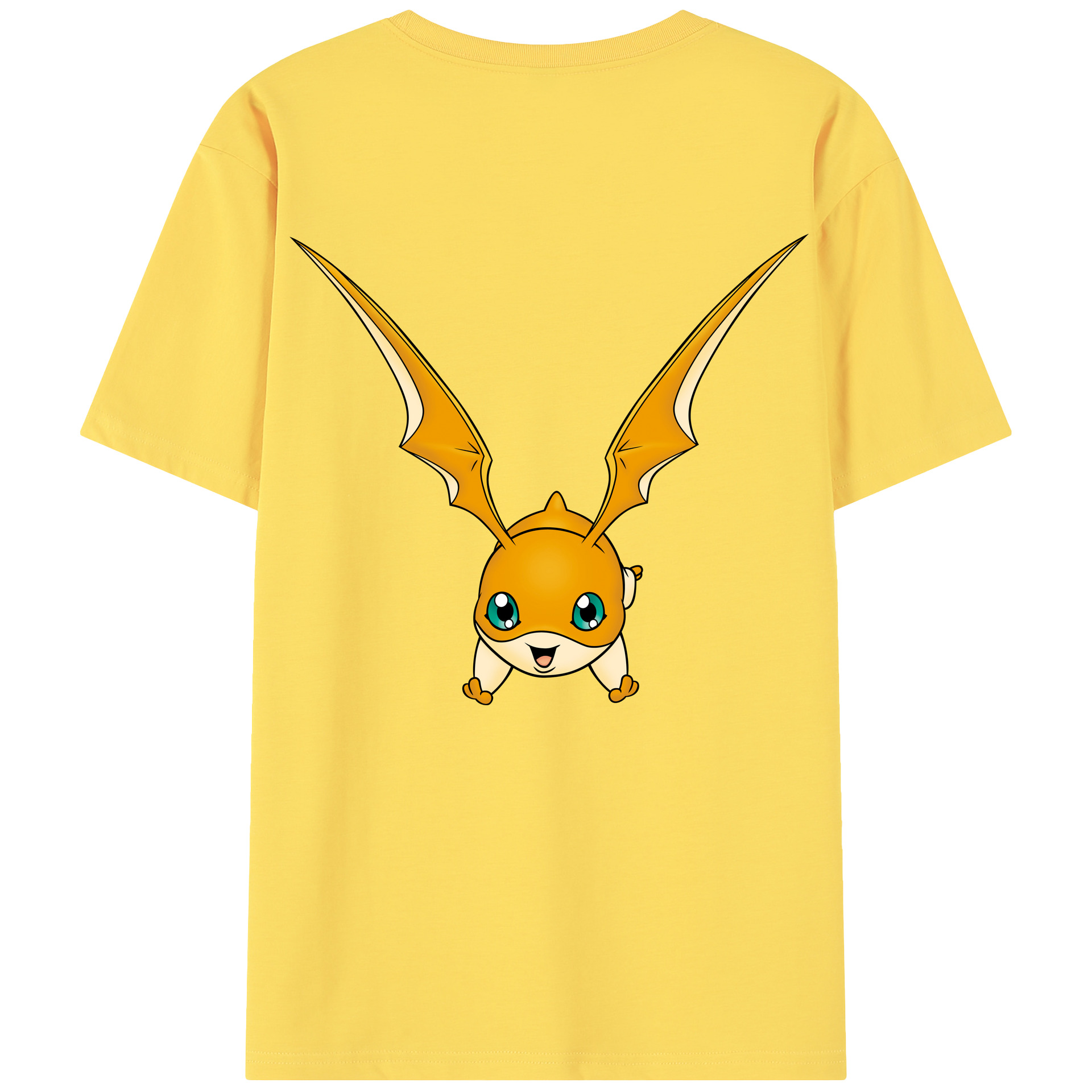 （画像用） Digimon デジタルモンスター/デジモン 綿100％半袖Tシャツ（背面プリント）