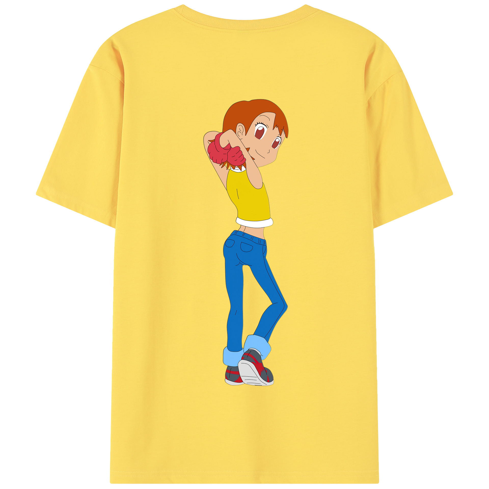 （画像用） Digimon デジタルモンスター/デジモン 綿100％半袖Tシャツ（背面プリント）