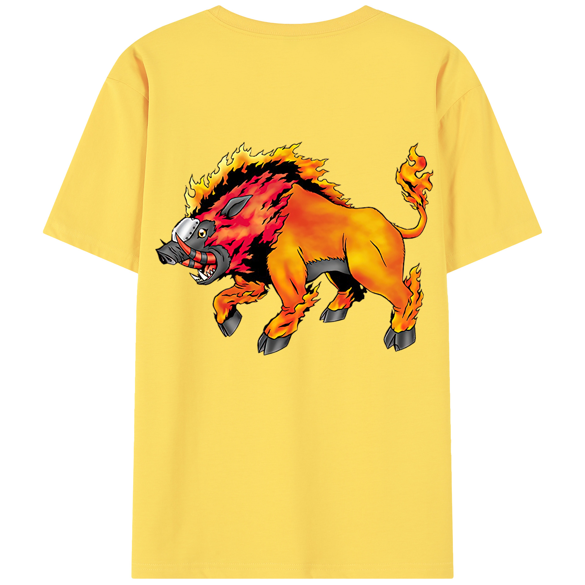（画像用） Digimon デジタルモンスター/デジモン 綿100％半袖Tシャツ（背面プリント）