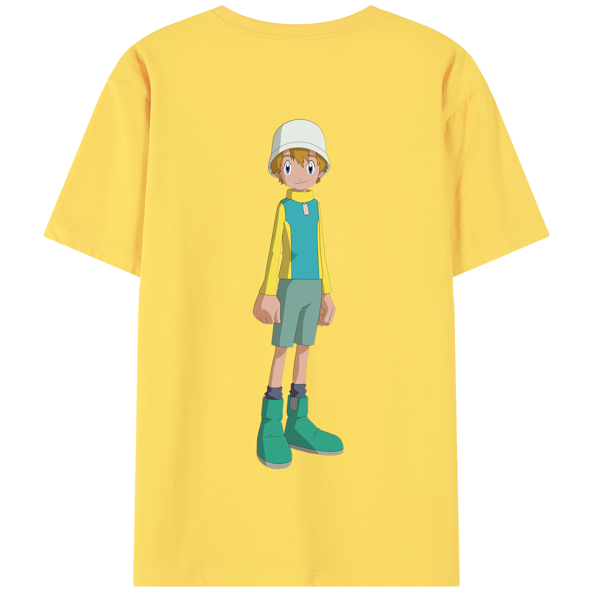 （画像用） Digimon デジタルモンスター/デジモン 綿100％半袖Tシャツ（背面プリント）