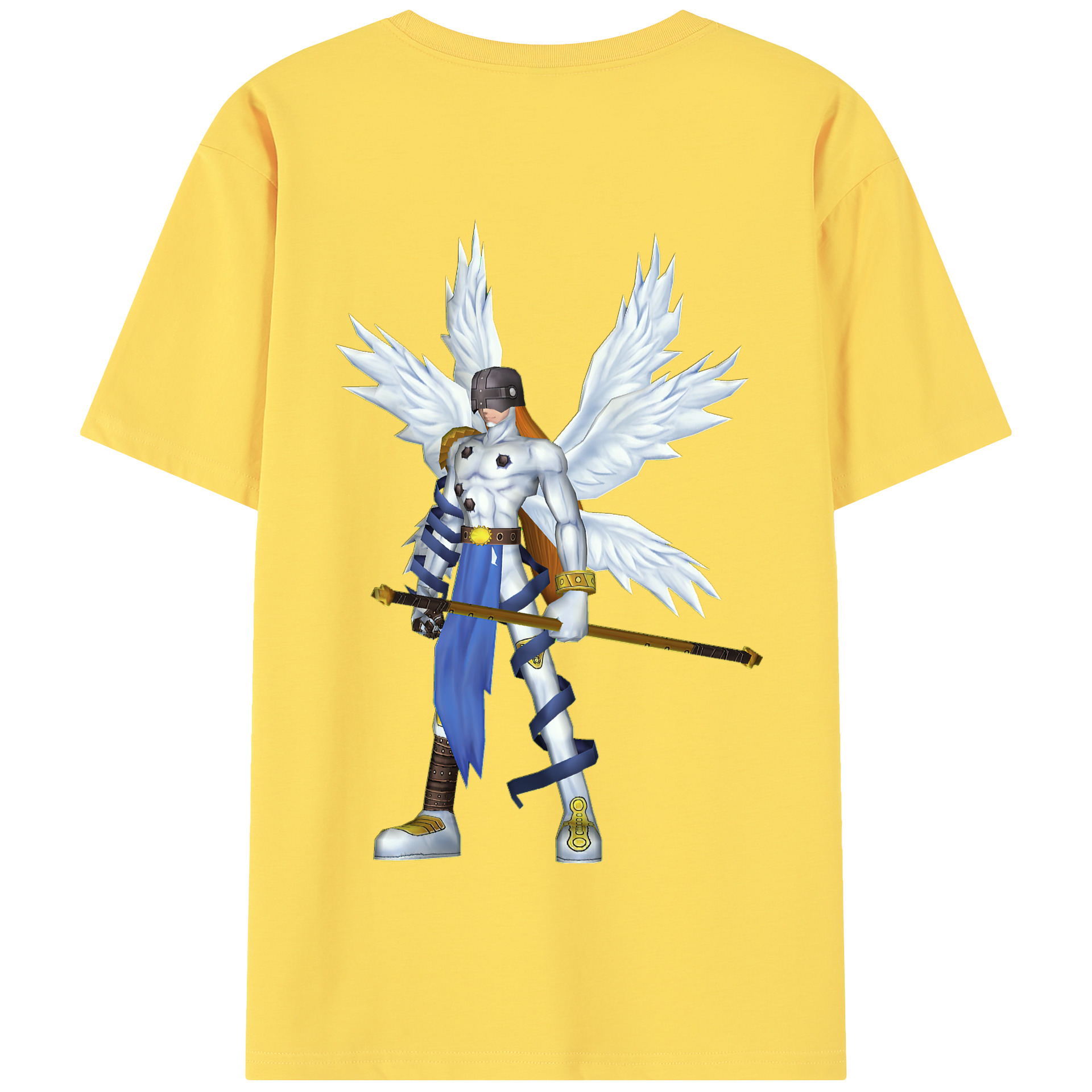 （画像用） Digimon デジタルモンスター/デジモン 綿100％半袖Tシャツ（背面プリント）