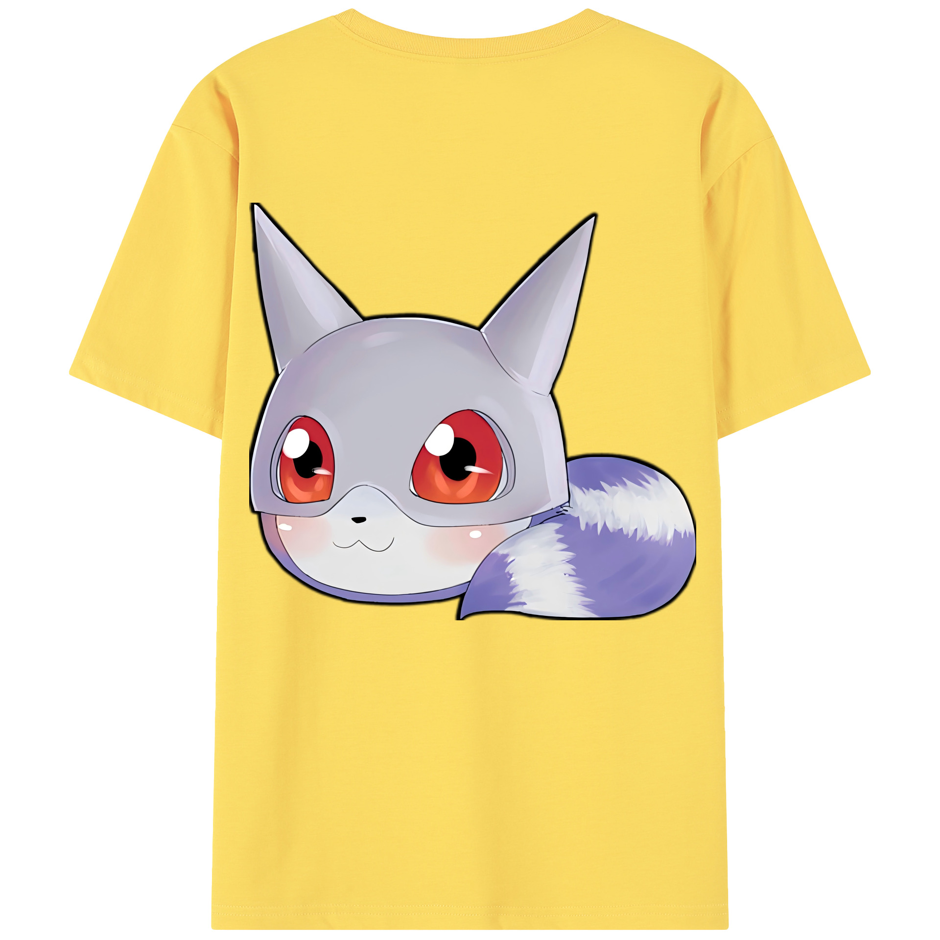 （画像用） Digimon デジタルモンスター/デジモン 綿100％半袖Tシャツ（背面プリント）